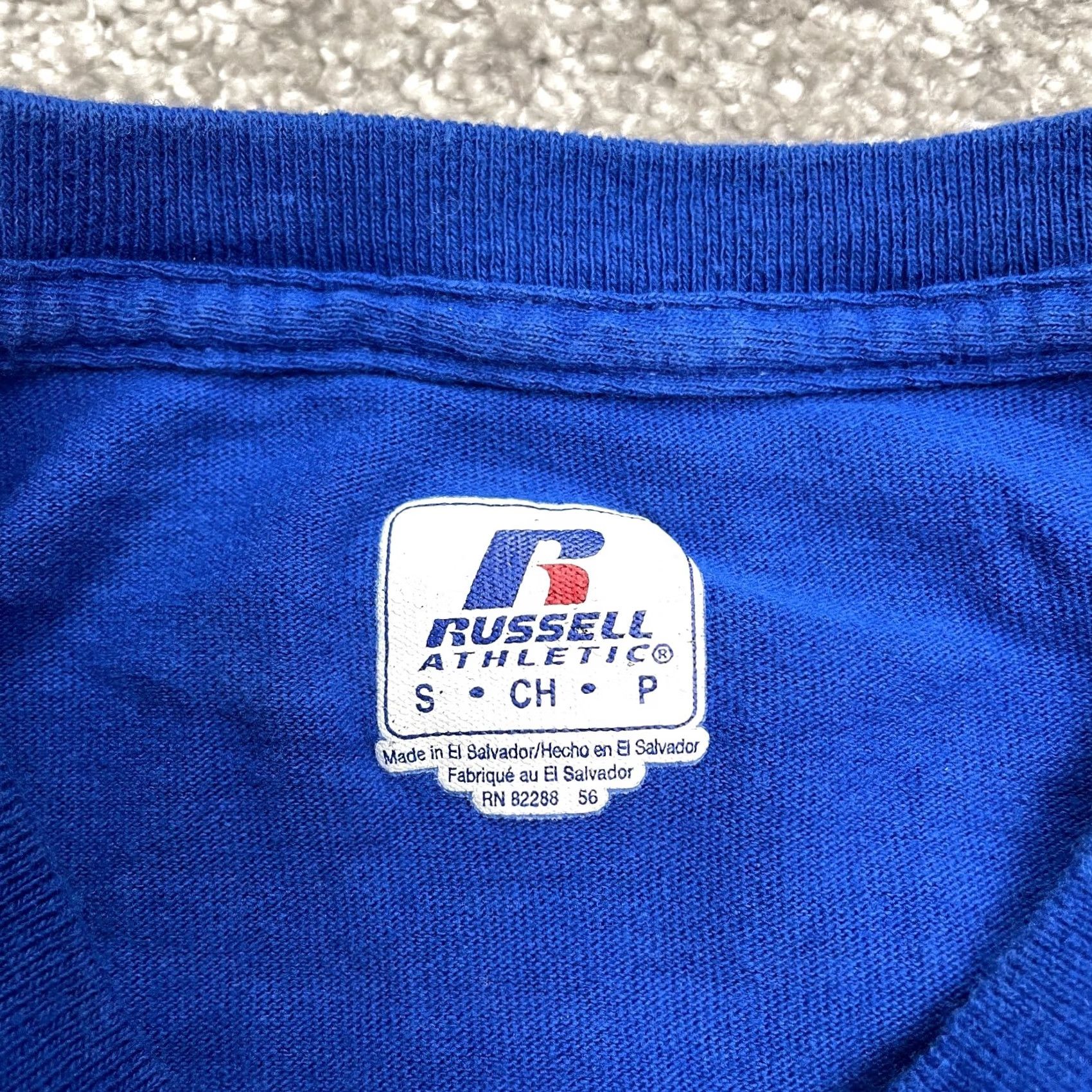 Russell Athletic Russell Athletic Kansas University Graphic T-Shirt Mens Small Blue Crew Neck Tee Size US S / EU 44-46 / 1 - 5 Thumbnail