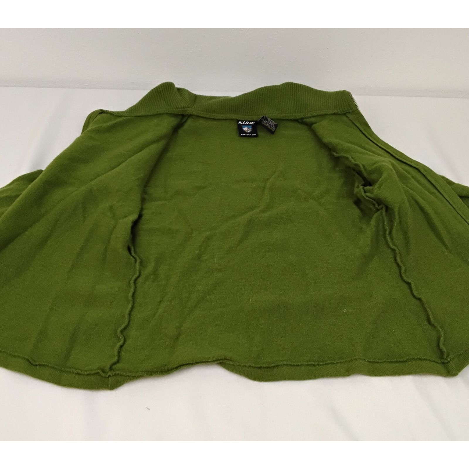 Kuhl Kuhl Merino Wool Sweater Women's M Green Full Zip Shrunken Size M / US 6-8 / IT 42-44 - 7 Thumbnail