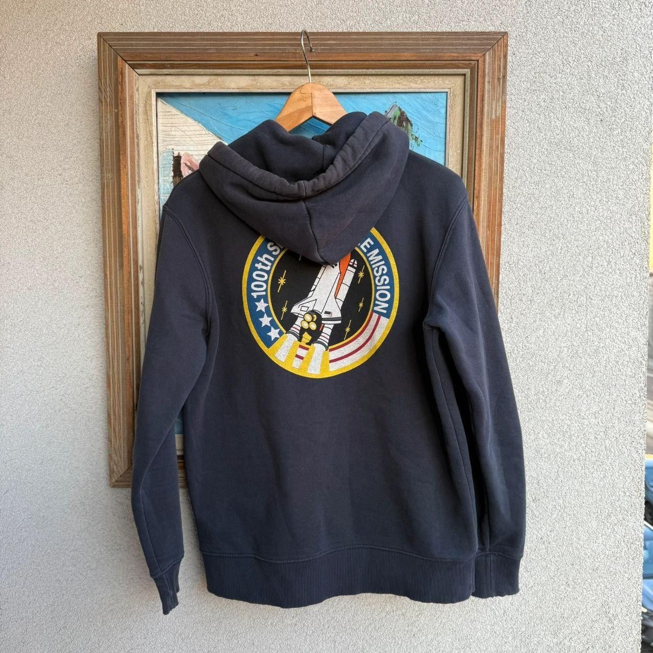 Alpha Industries Alpha Industries Hoodie Navy USA Nasa Size US M / EU 48-50 / 2 - 2 Thumbnail