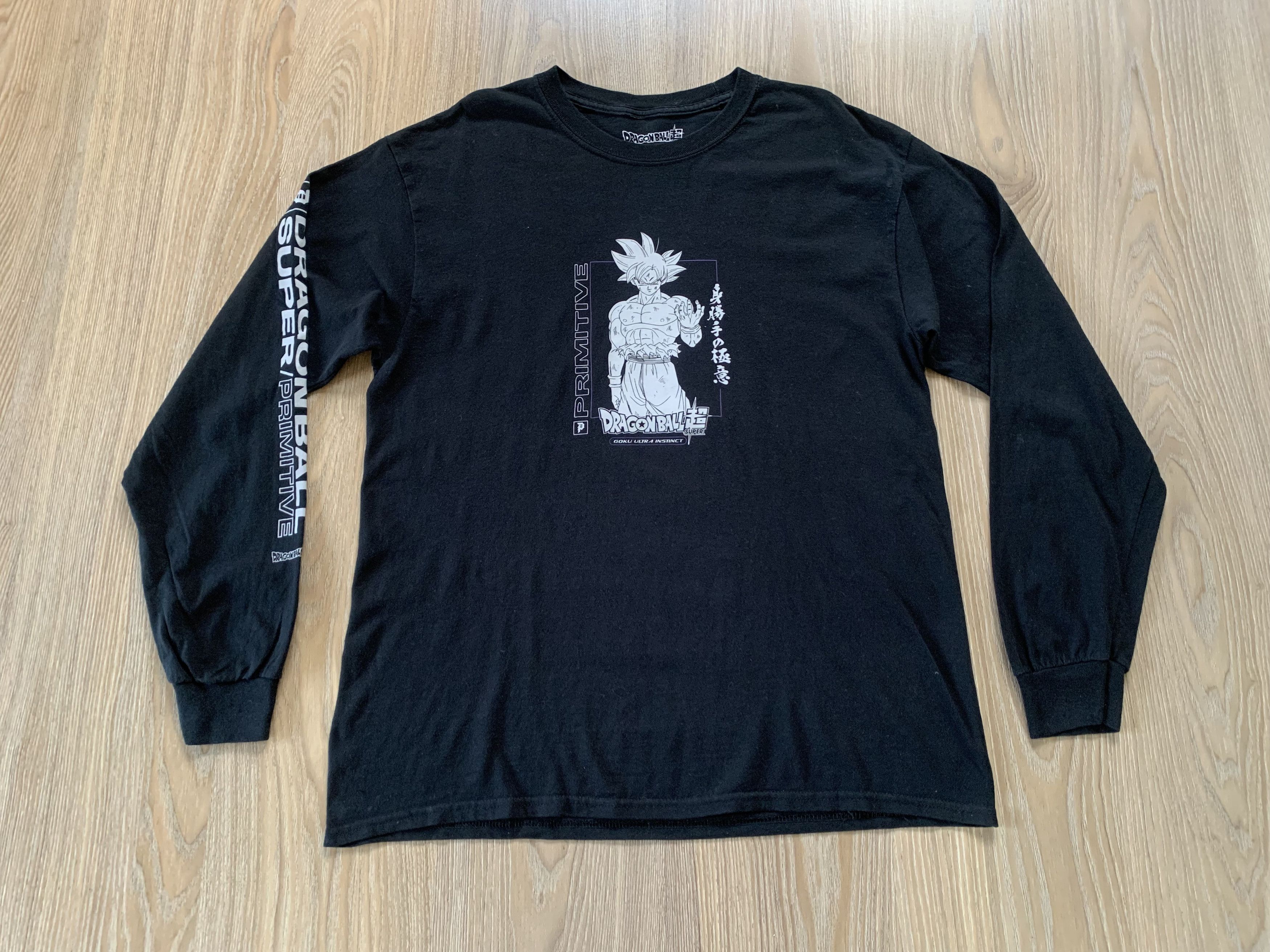 Anime Primitive x Dragon Ball Super Goku Long Sleeve T-Shirt Size US L / EU 52-54 / 3 - 2 Thumbnail