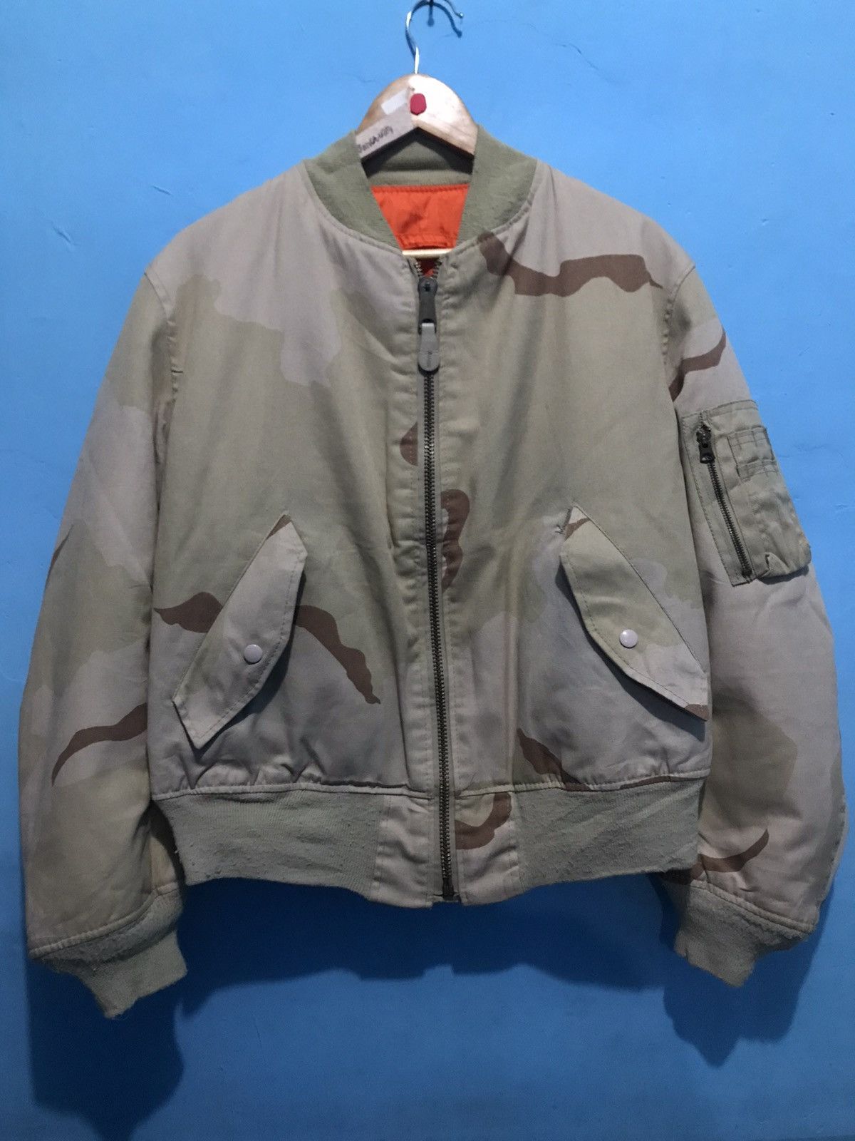 Alpha Industries Alpha Industries MA-1 Bomber Camo Reversible Field Jacket Size US M / EU 48-50 / 2 - 1 Thumbnail