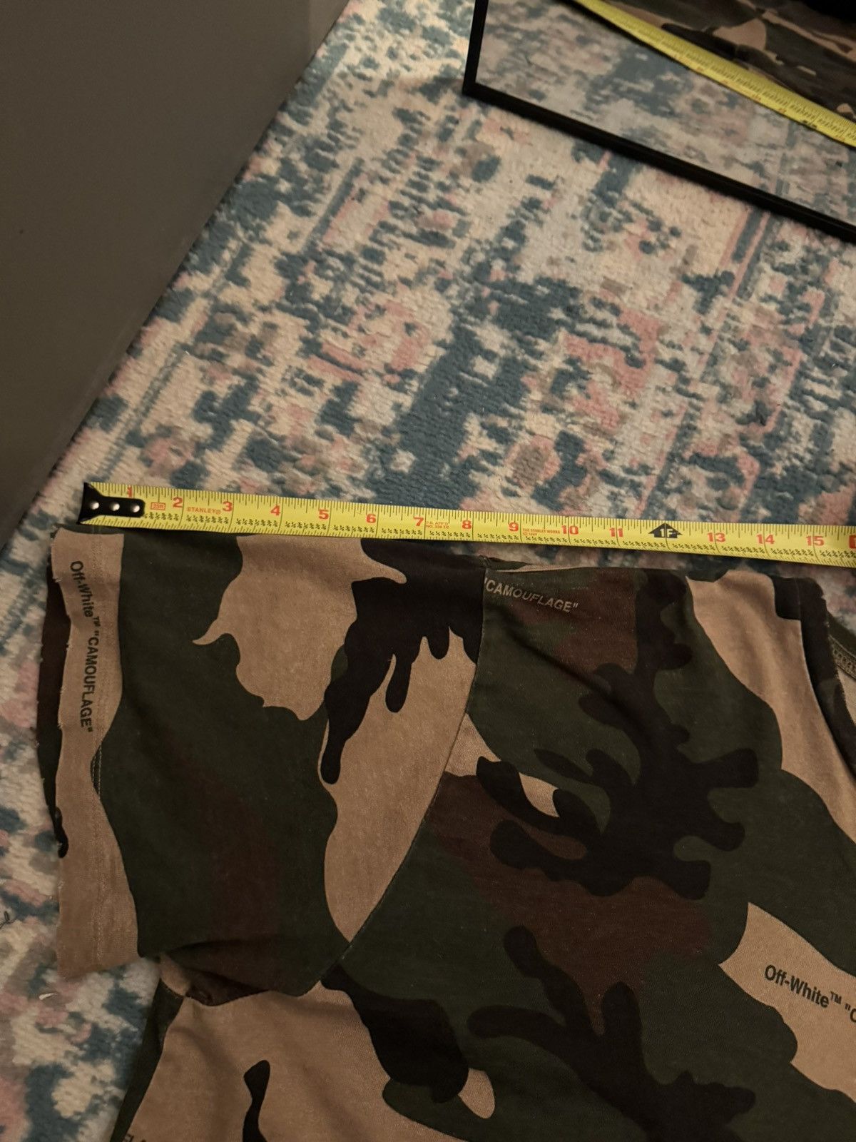 Off-White Off White Camo Oversized Tee Size US S / EU 44-46 / 1 - 6 Thumbnail