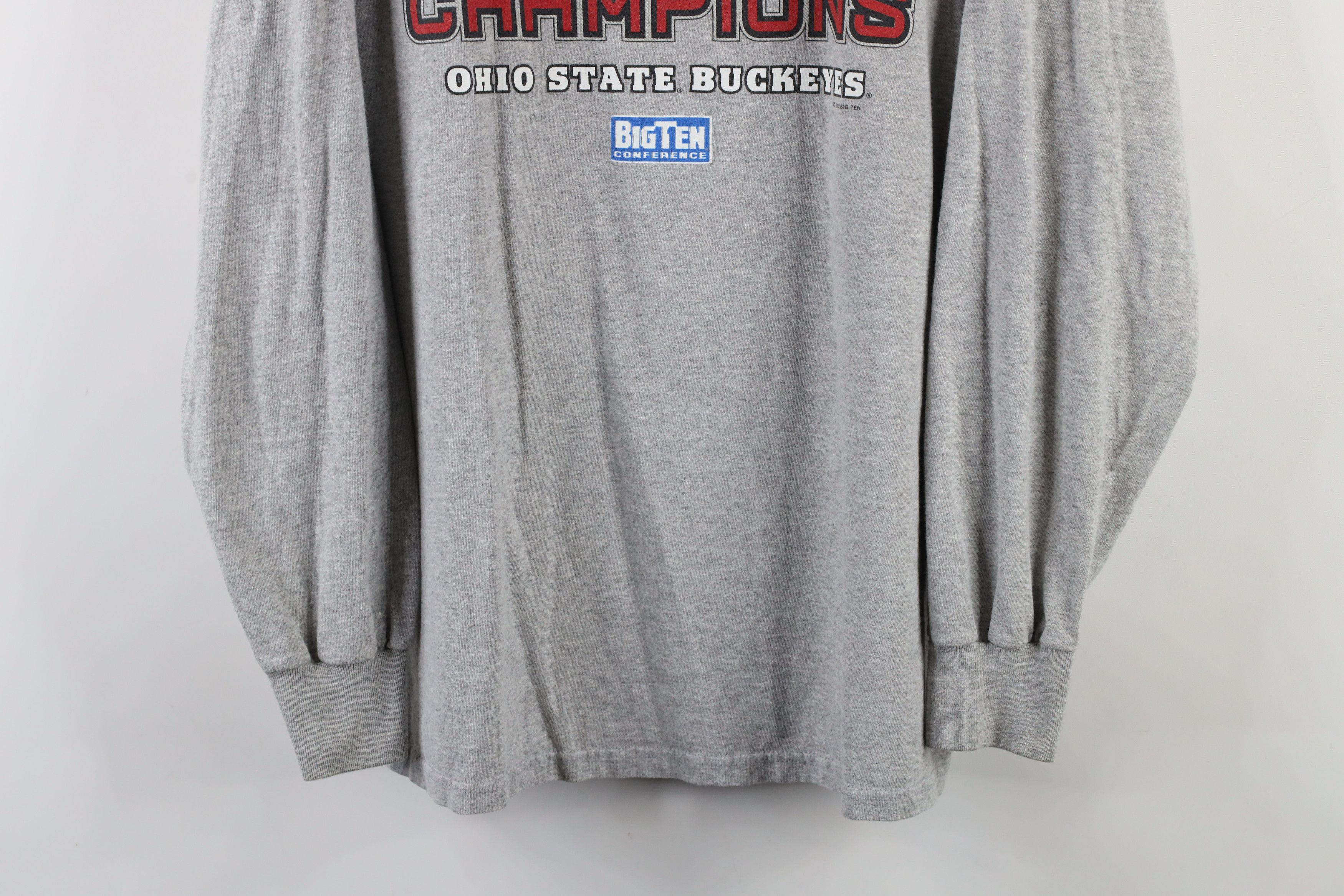 Vintage Vintage Y2K 2002 Ohio State University Football T-Shirt Gray Size US XL / EU 56 / 4 - 3 Thumbnail
