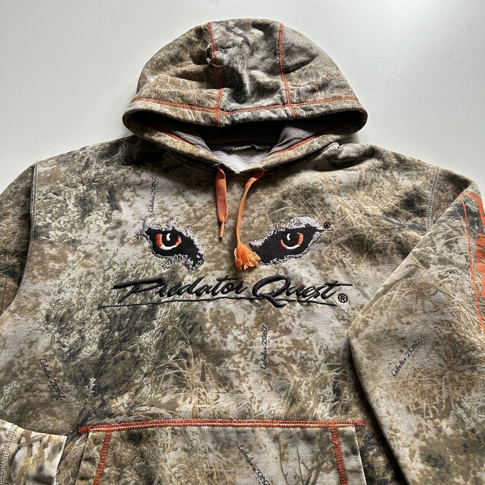 Cabelas Vintage Y2K Real Tree Camouflage Cabela's Hoodie Medium Rare Size US M / EU 48-50 / 2 - 2 Thumbnail