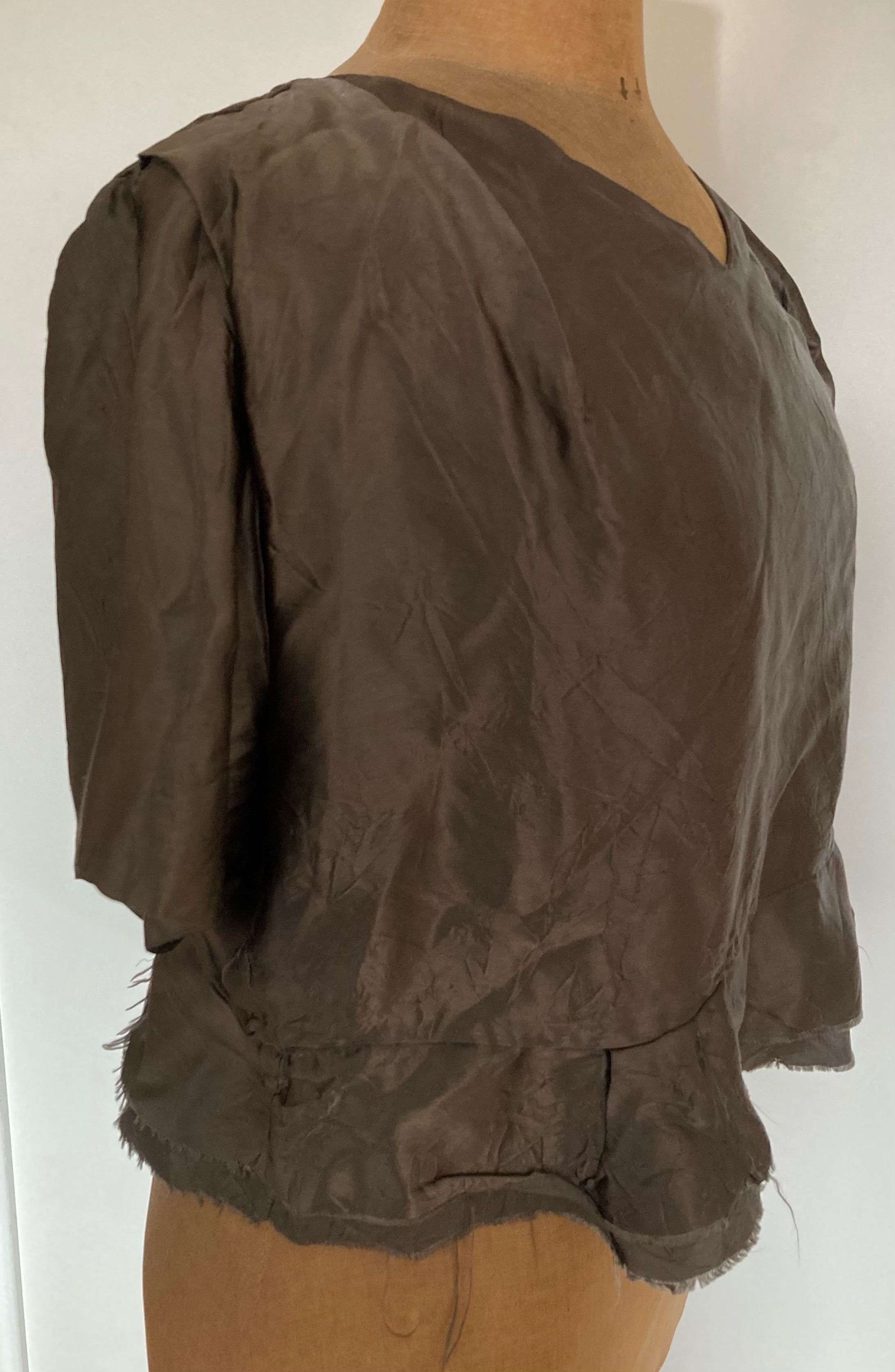 Maison Margiela MARTIN MARGIELA Artisanal AW1992 Deconstructed Top Satin Size M / US 6-8 / IT 42-44 - 3 Thumbnail