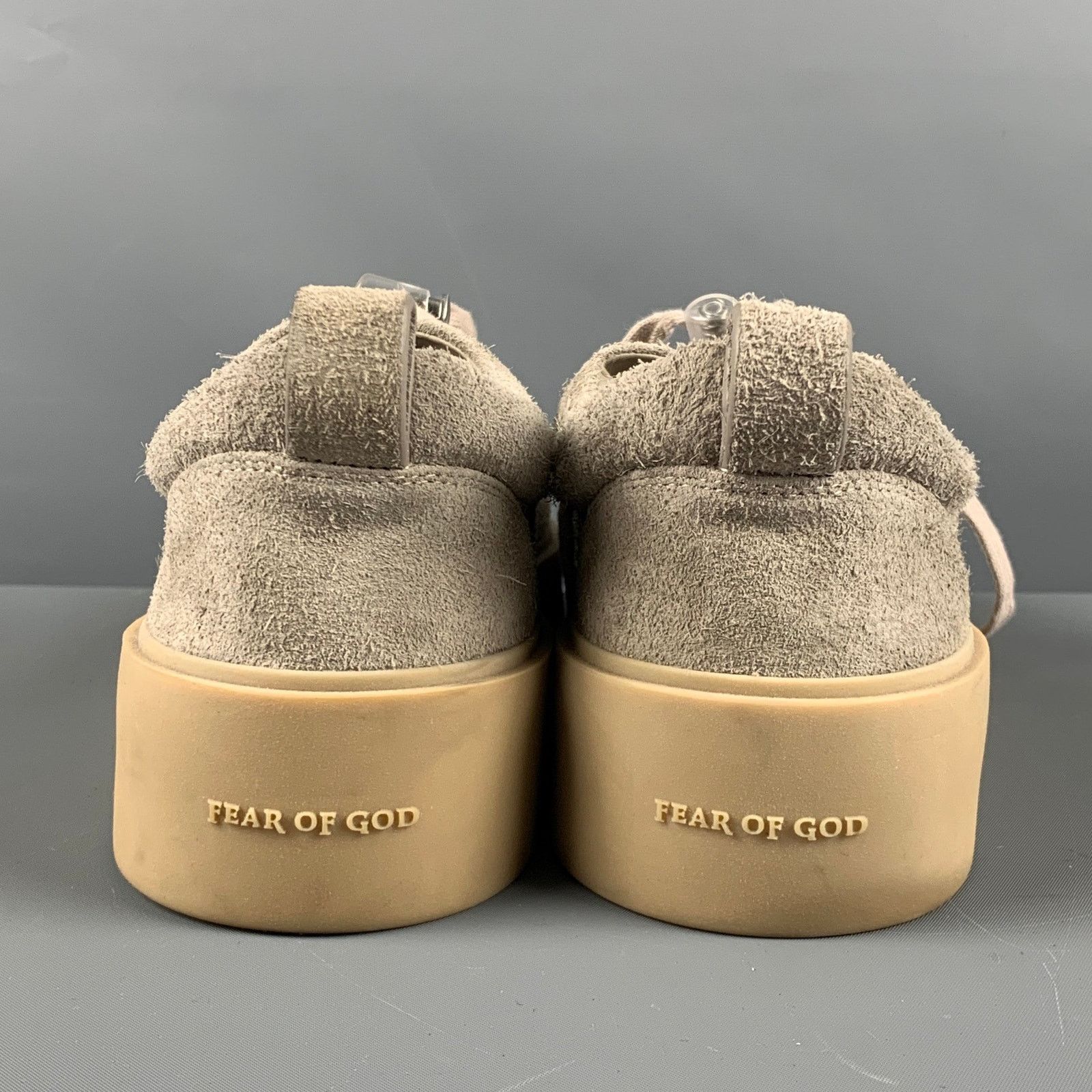 Fear of God FEAR OF GOD Size 11 Grey Textured Suede Lace Up Sneakers Size US 11 / EU 44 - 3 Thumbnail