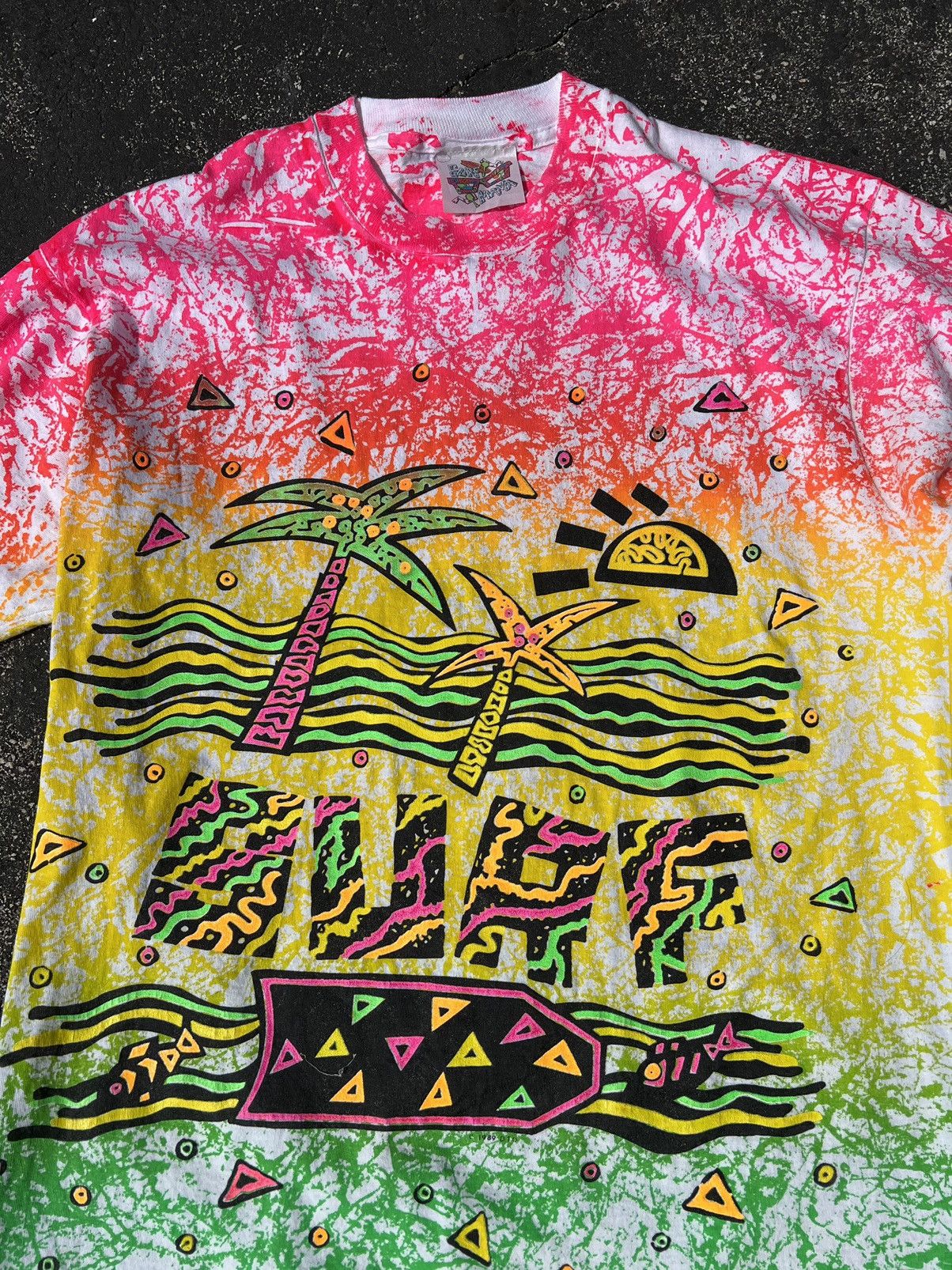 Hanes Vintage Surf Mania AOP T-Shirt Size US XL / EU 56 / 4 - 2 Thumbnail