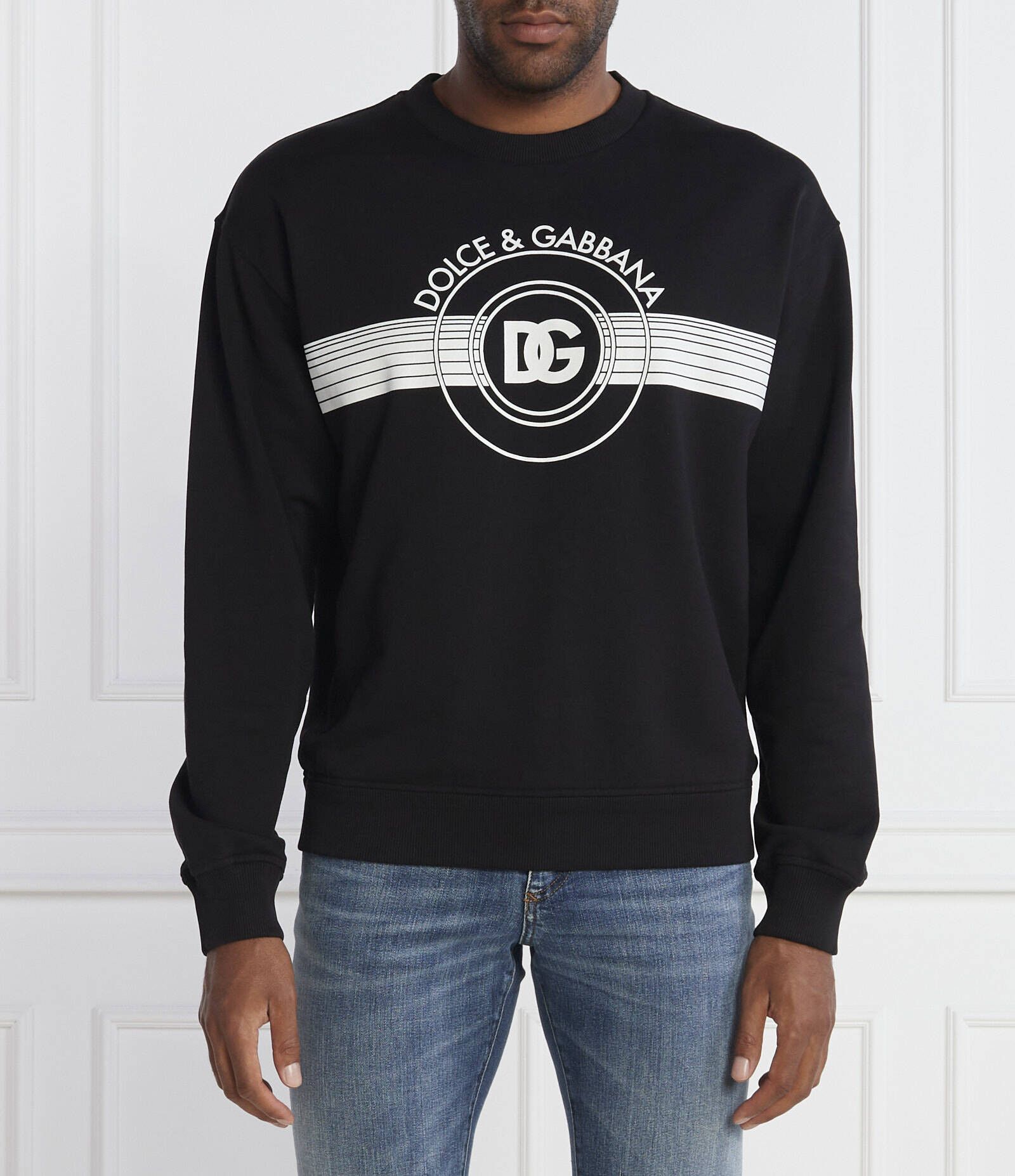 Dolce & Gabbana DOLCE & GABBANA black white DG logo sweatshirt Large Size US L / EU 52-54 / 3 - 4 Thumbnail