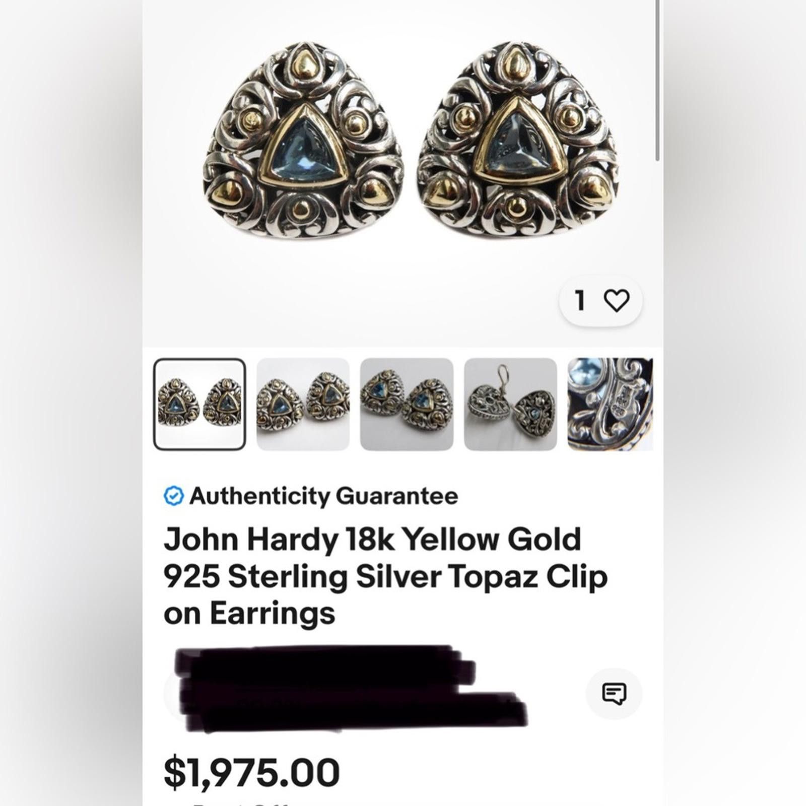 Other Michael Morrison MX Signature Collection Blue Glass Earrings Size ONE SIZE - 8 Thumbnail