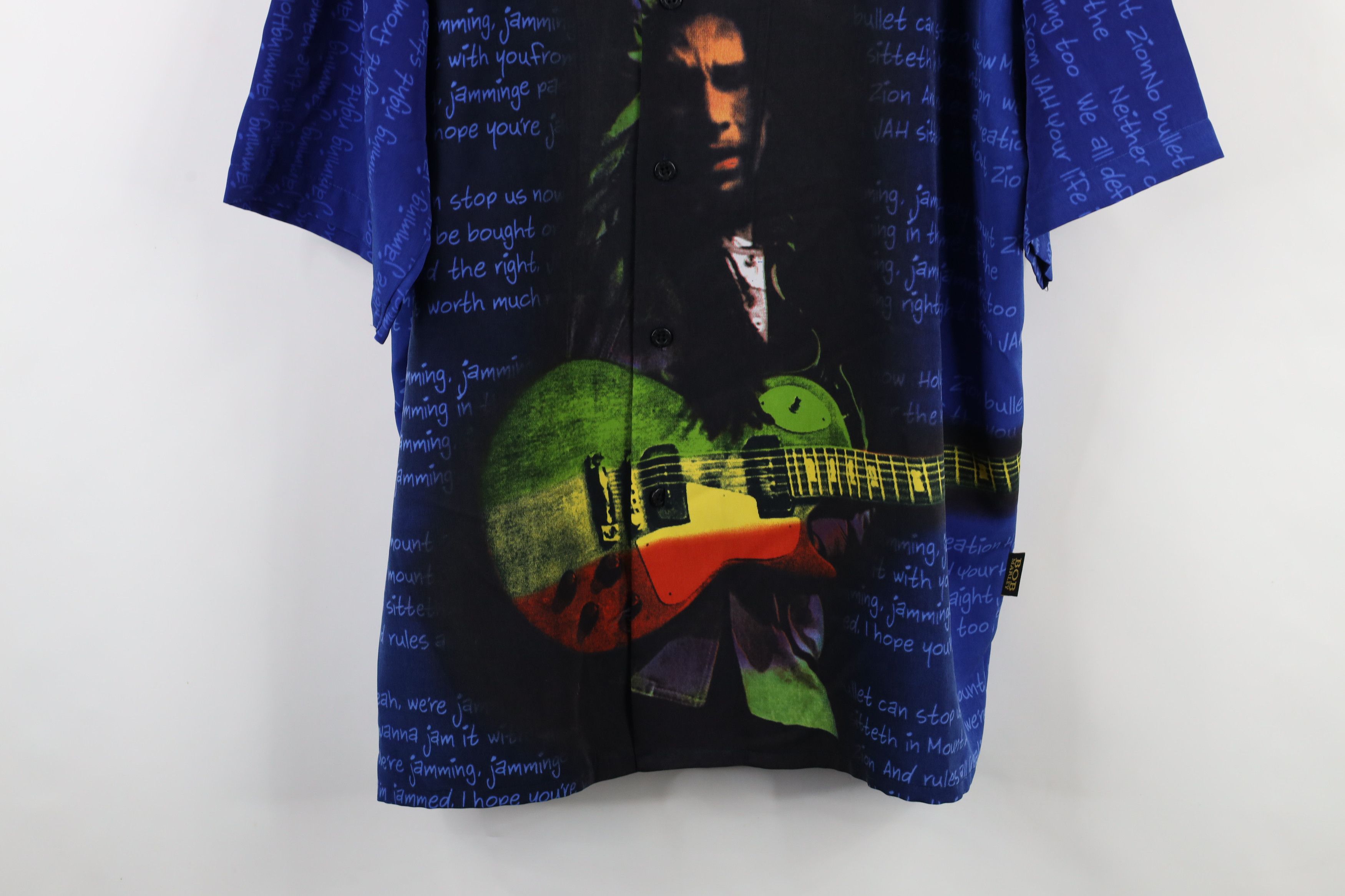 Vintage Vintage 90s Y2K Streetwear Print Bob Marley Button Shirt Size US XXL / EU 58 / 5 - 3 Thumbnail