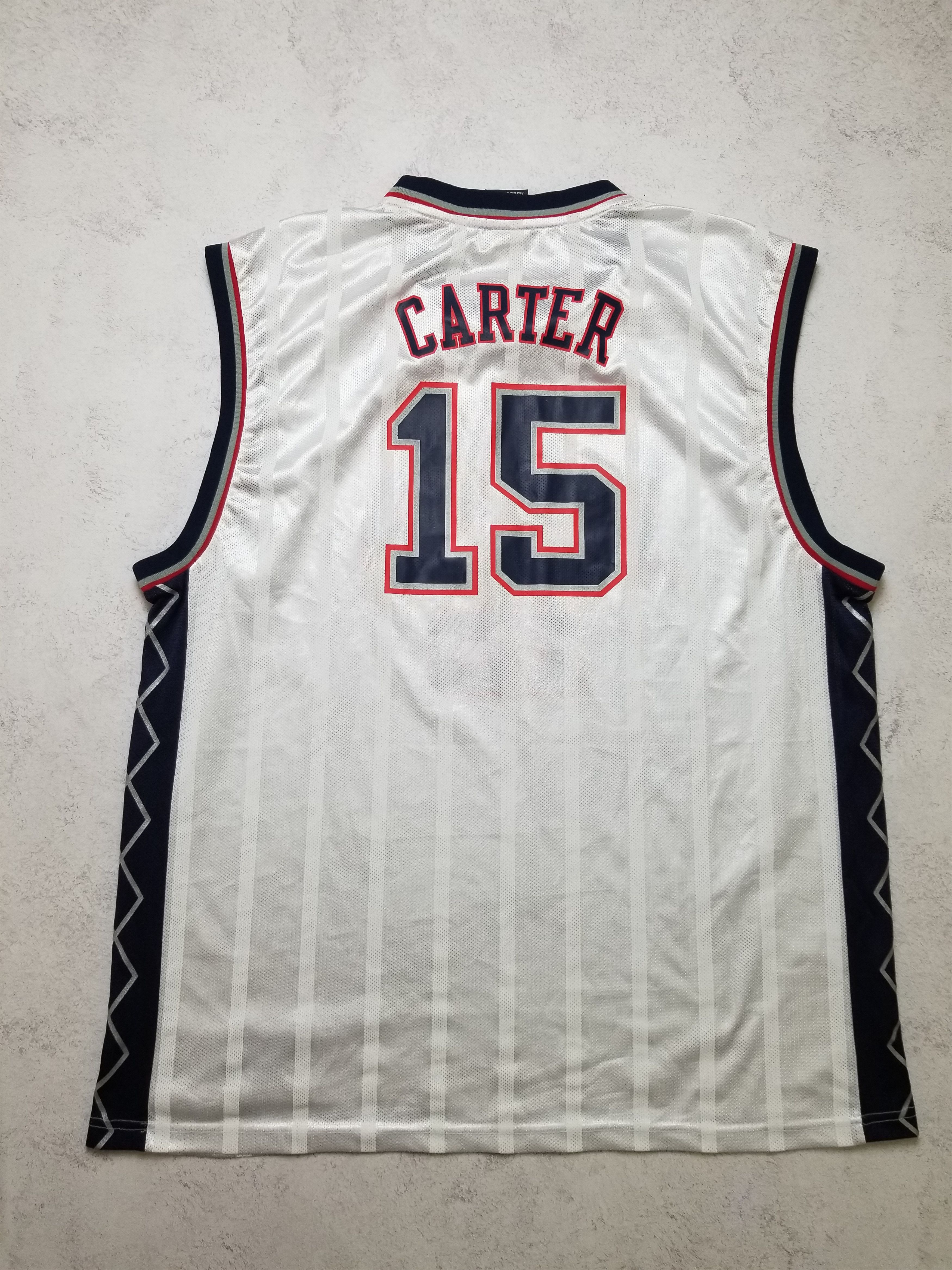 Reebok Reebok Brooklyn Nets #15 Vince Carter NBA Jersey Size US XXL / EU 58 / 5 - 2 Thumbnail