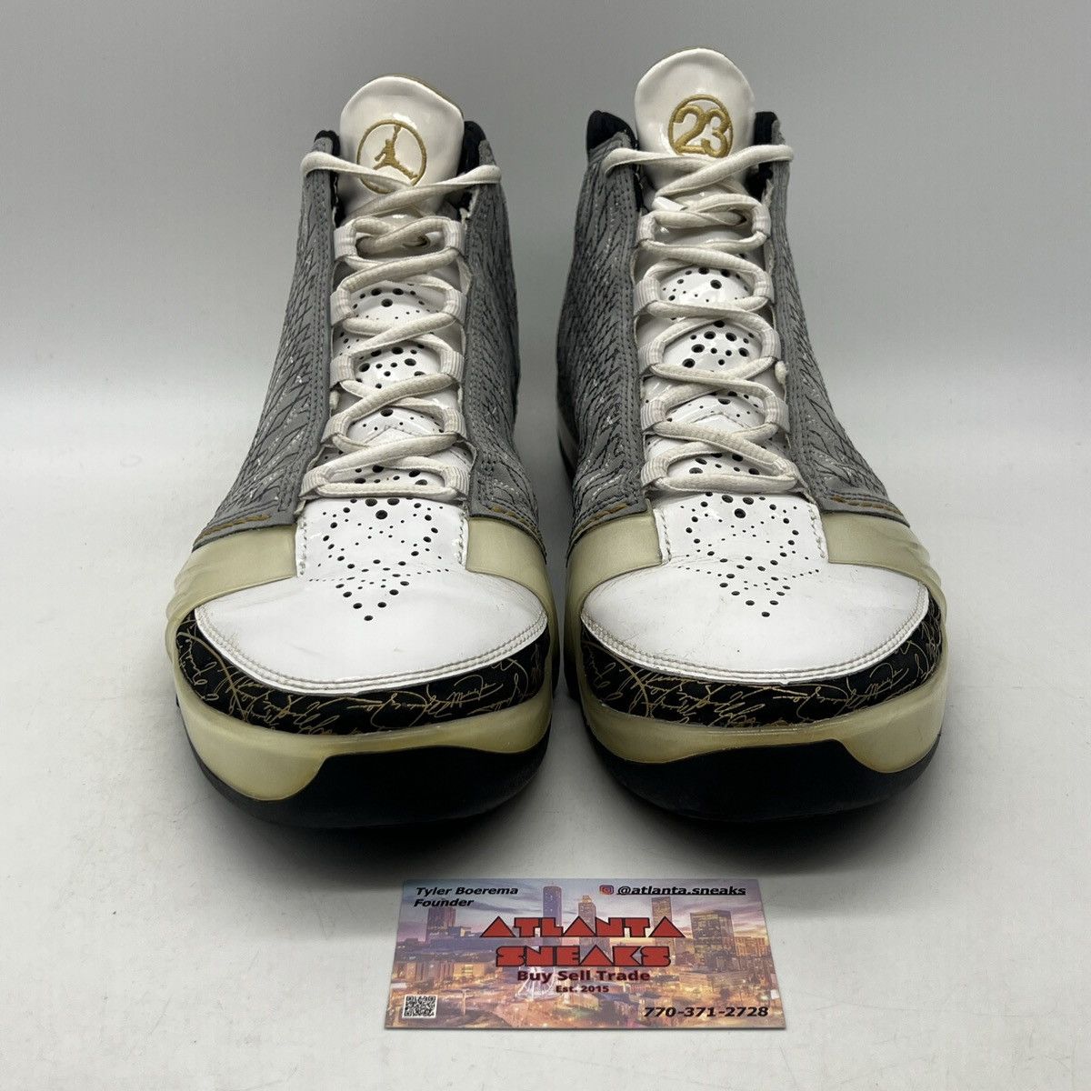 Jordan Brand Air Jordan 23 white stealth Size US 12 / EU 45 - 2 Thumbnail