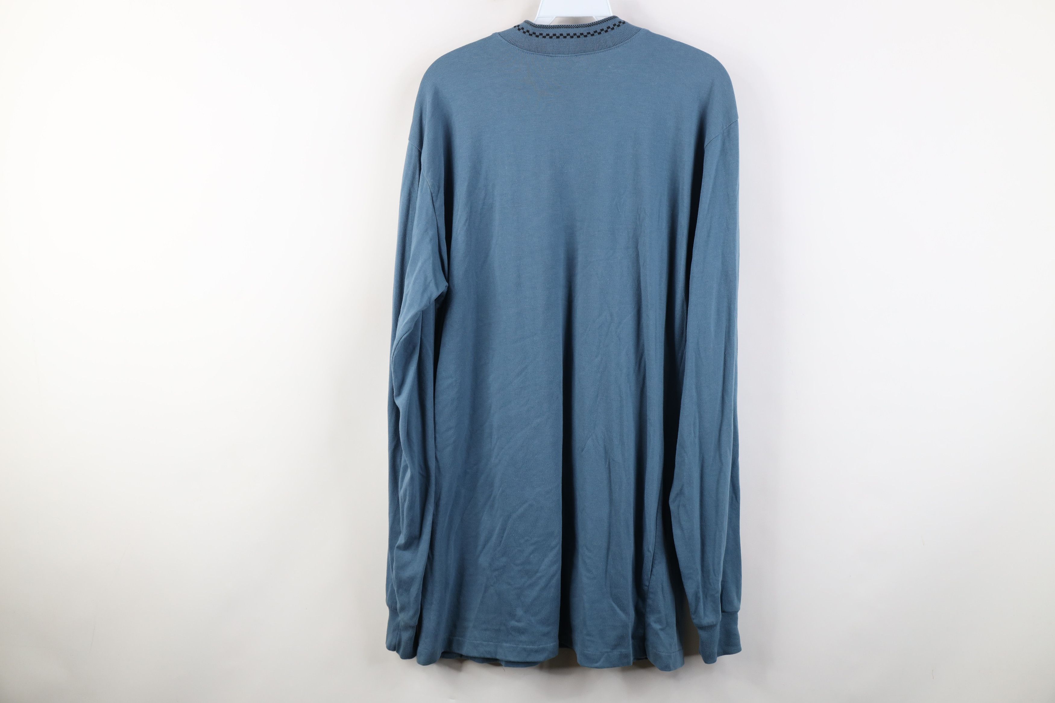 Vintage Vintage 90s Streetwear Mock Neck Long Sleeve T-Shirt USA Size US XL / EU 56 / 4 - 13 Thumbnail