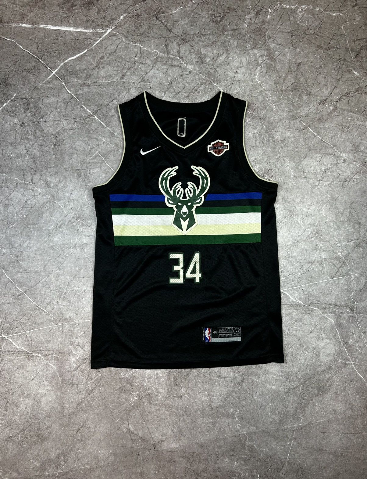 Nike Harley Davidson Nike Giannis Antetokounmpo Black NBA Jersey Size US S / EU 44-46 / 1 - 1 Thumbnail