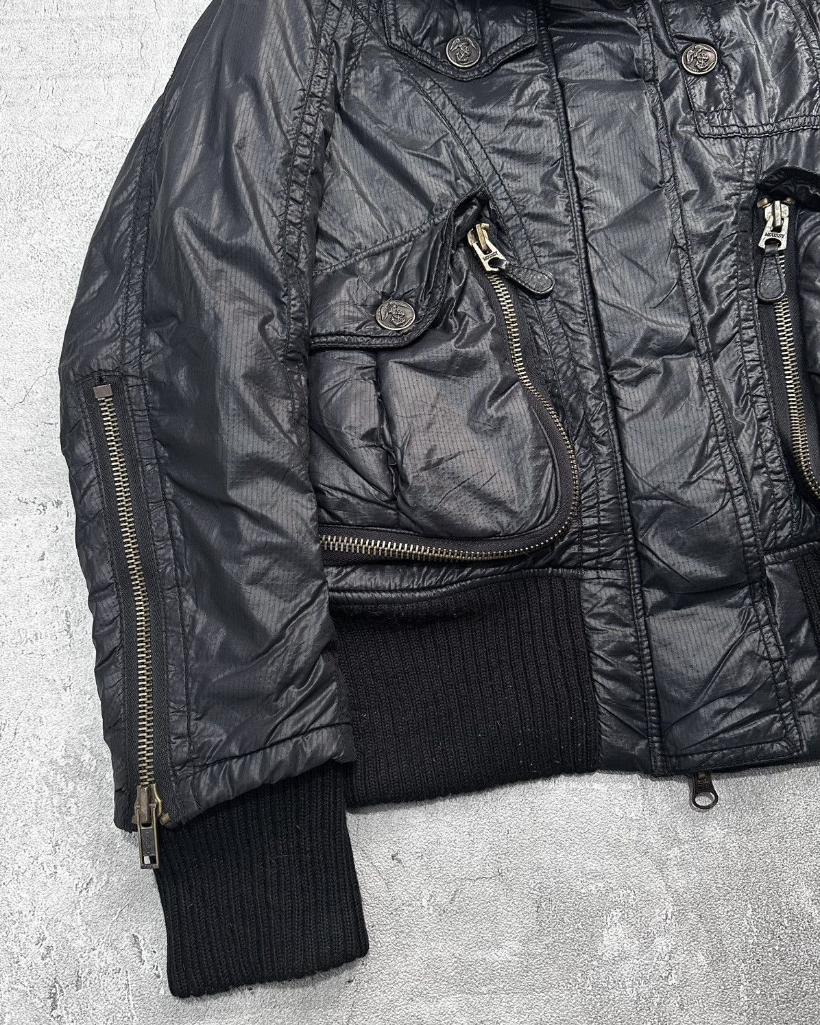 MOUSSY Fur Jacket Moussy Japanese Bomber Hooded Jacket Lgb Style Size US S / EU 44-46 / 1 - 7 Thumbnail