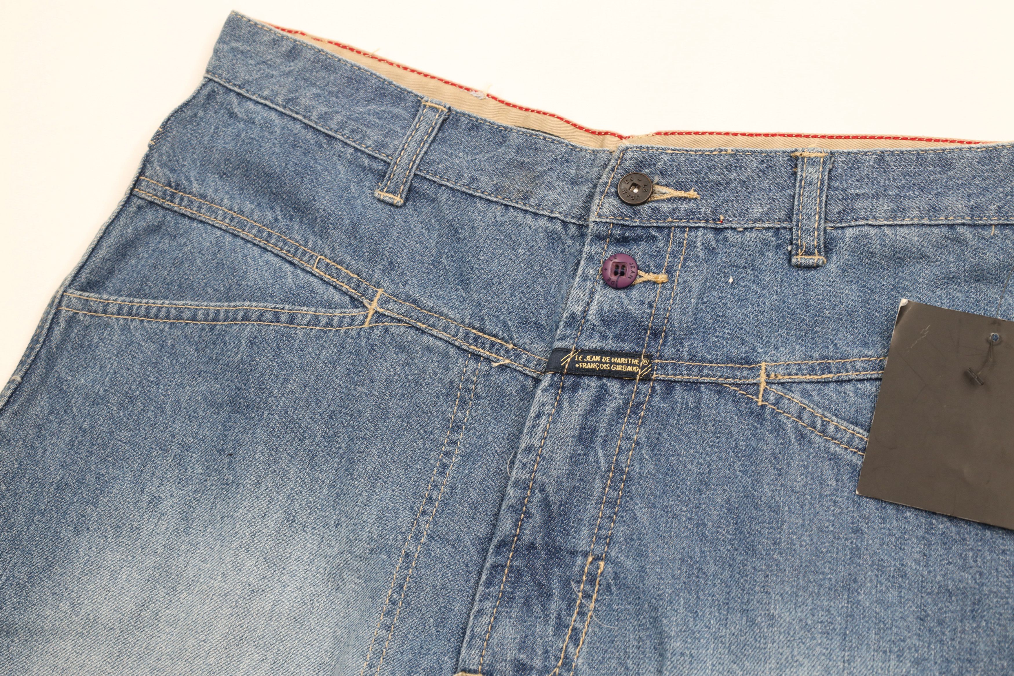 Marithe + Francois Girbaud × Vintage Deadstock Vintage Marithe Francois Girbaud Denim Jean Shorts Size US 31 - 5 Thumbnail