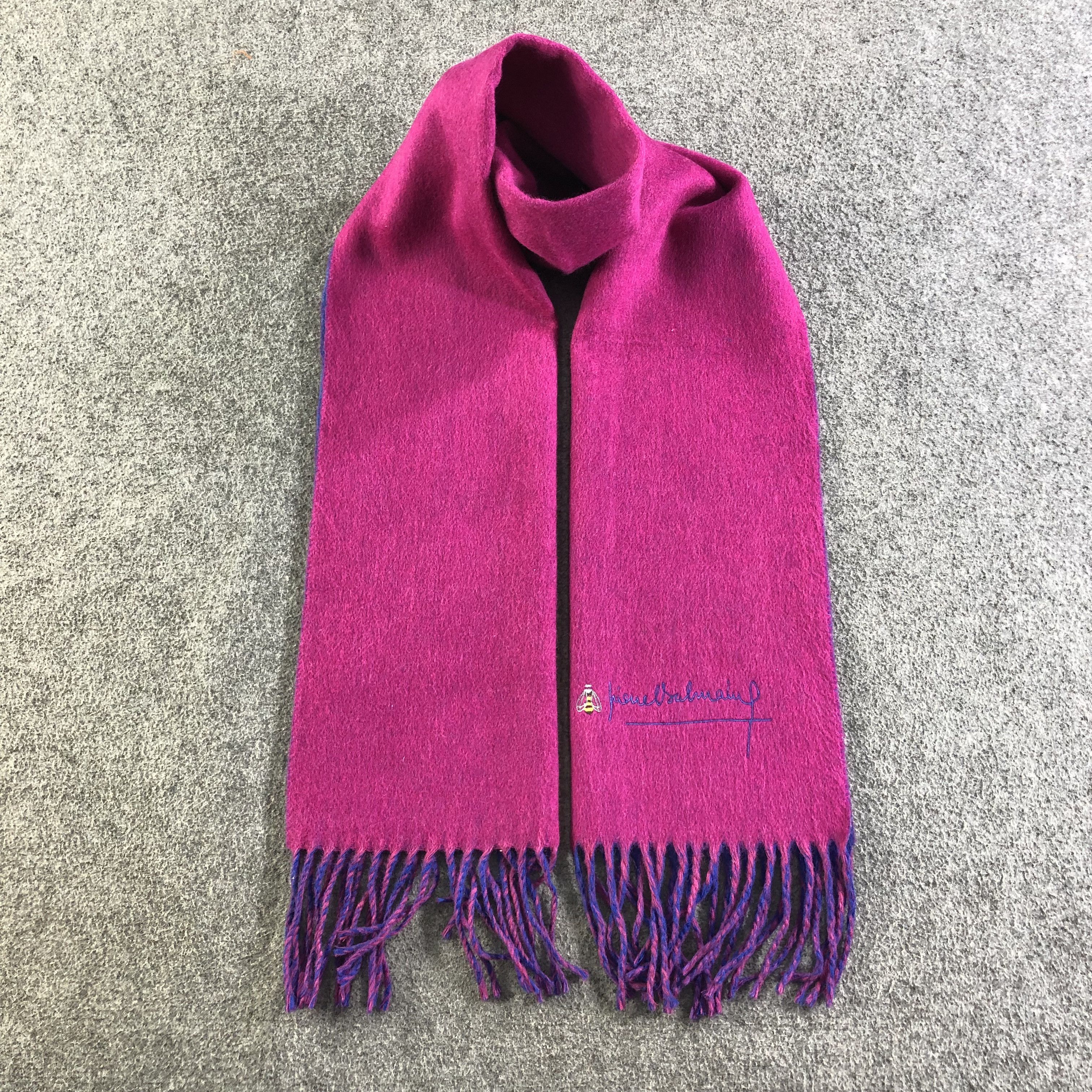 Pierre Balmain Pierre Balmain Wool Scarf Muffler Neckwear V2578 Size ONE SIZE - 1 Thumbnail