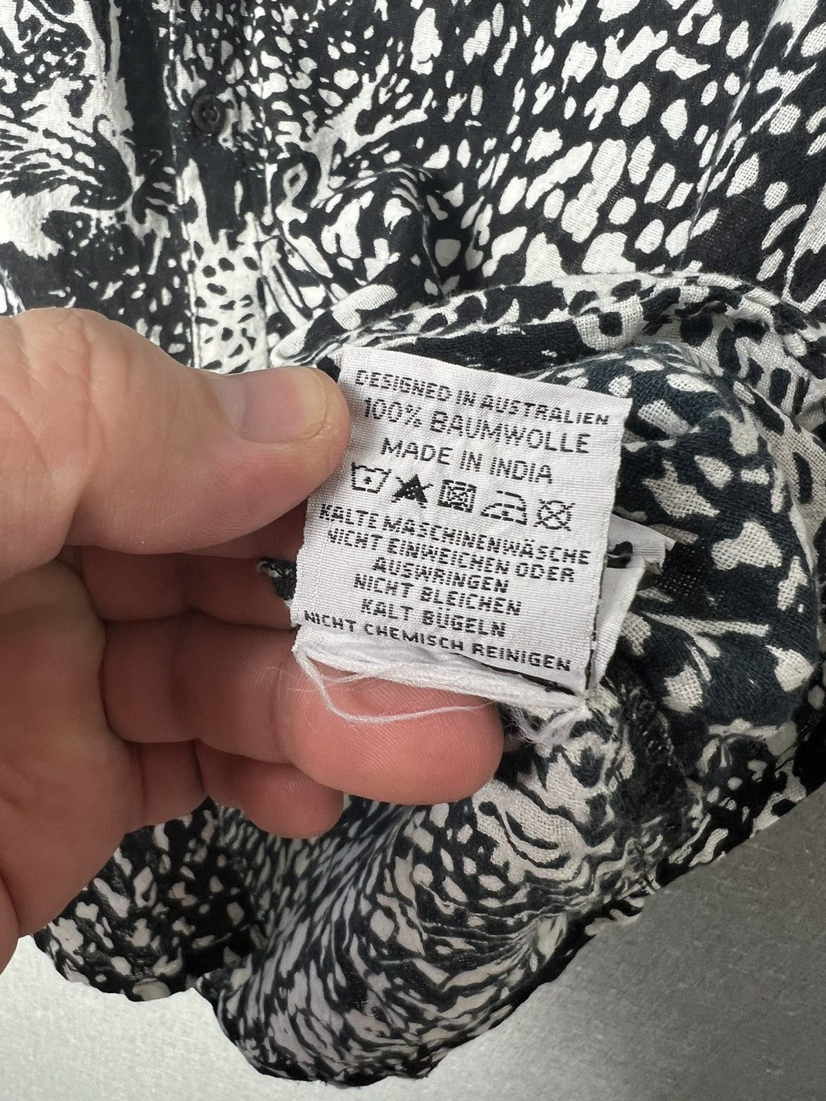 Rolla's ROLLAS All Over Print Leopard Button Up Long Sleeve Shirt Size US L / EU 52-54 / 3 - 22 Thumbnail