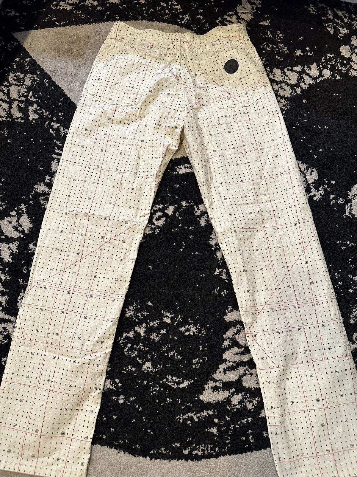 image of New 00S Vintage Moschino Pants in Offwhite, Men's (Size 31)