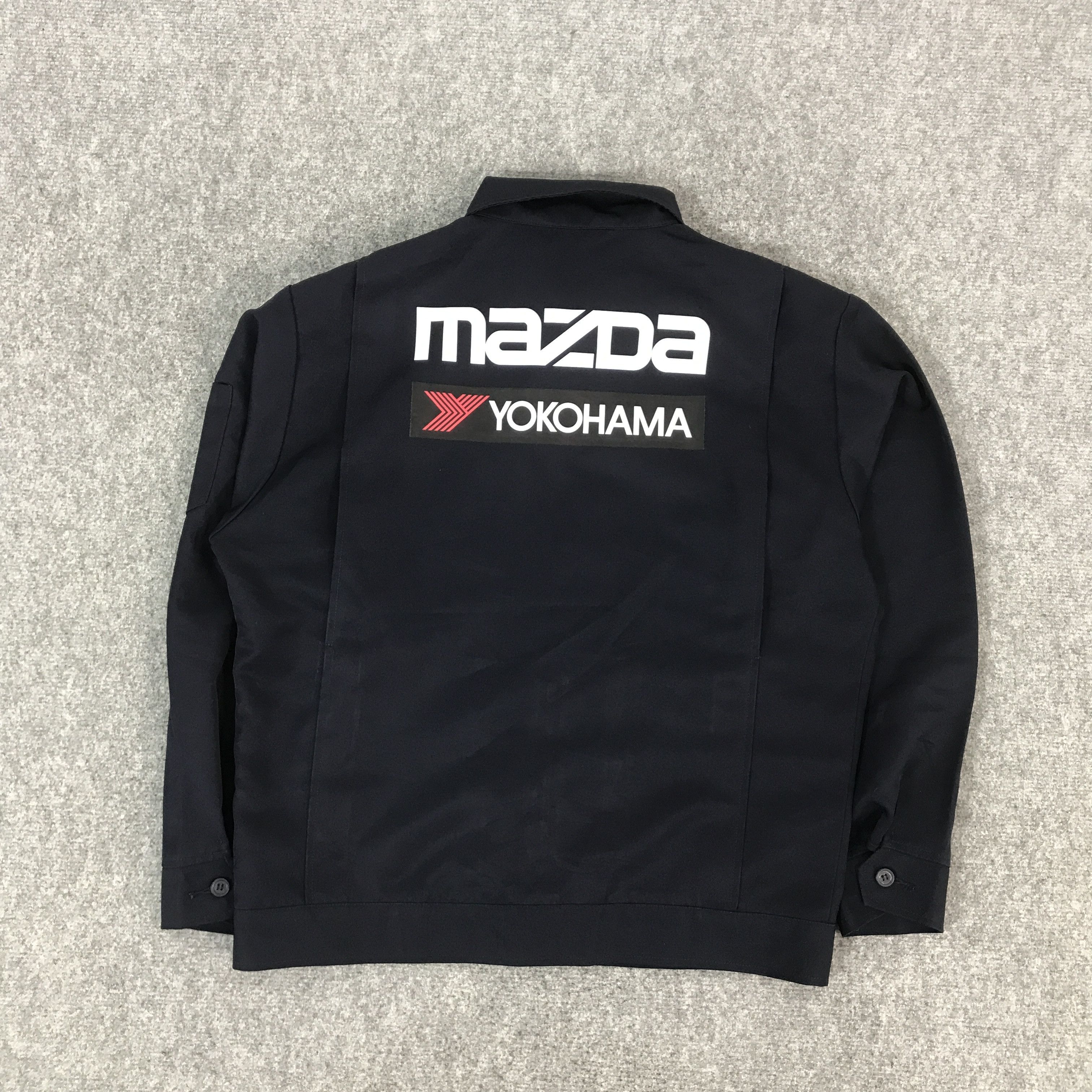 Japanese Brand MAZDA YOKOHAMA RACING JAPAN UNIFORM CUSTOM JACKET Size US L / EU 52-54 / 3 - 1 Thumbnail