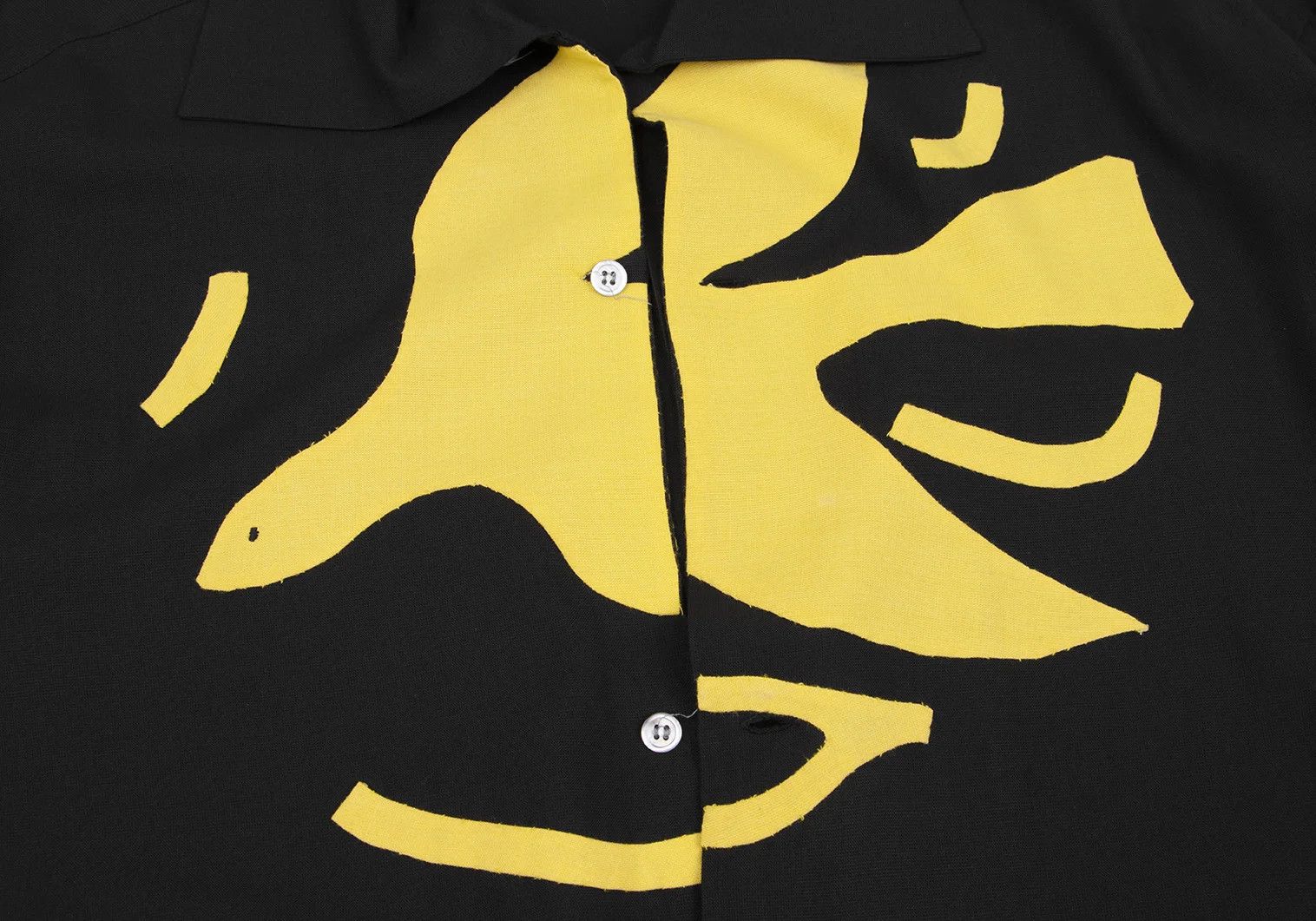 Yohji Yamamoto Yohji Yamamoto Bird Patch Rayon Shirt Size US M / EU 48-50 / 2 - 4 Thumbnail