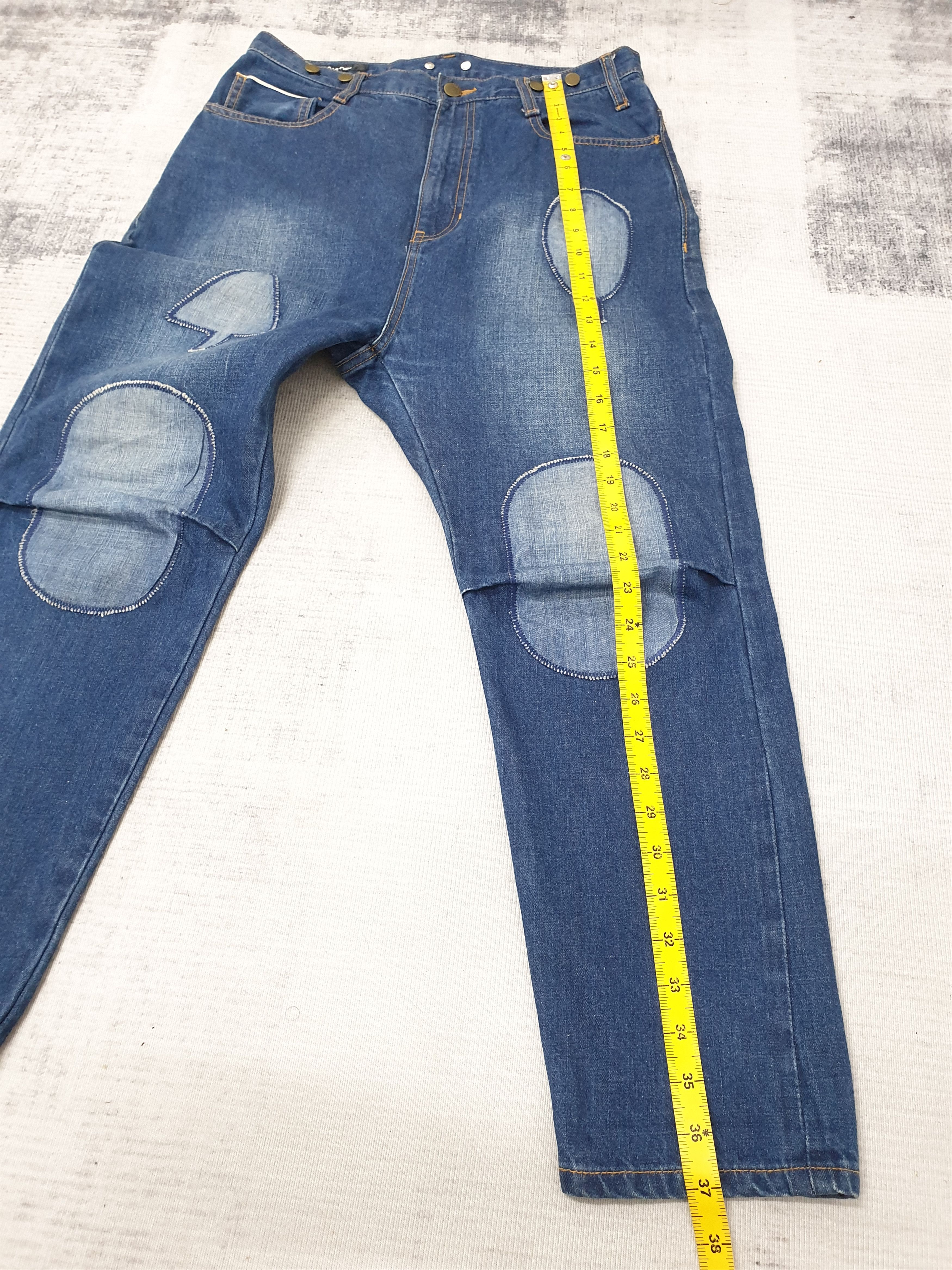 Issey Miyake Ne-net ex former issey miyake Patchwork selvedge pant Size US 30 / EU 46 - 11 Thumbnail
