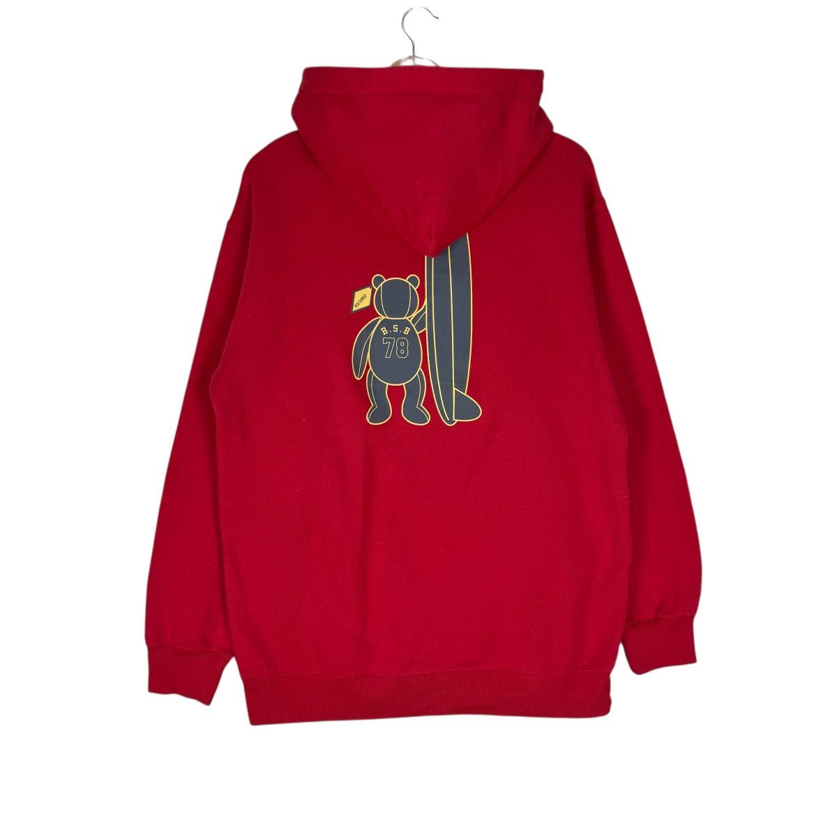 Vintage 🌟BEAR HOODIE SURF BOARD HAWAII SWEATSHIRTS Size US L / EU 52-54 / 3 - 6 Thumbnail