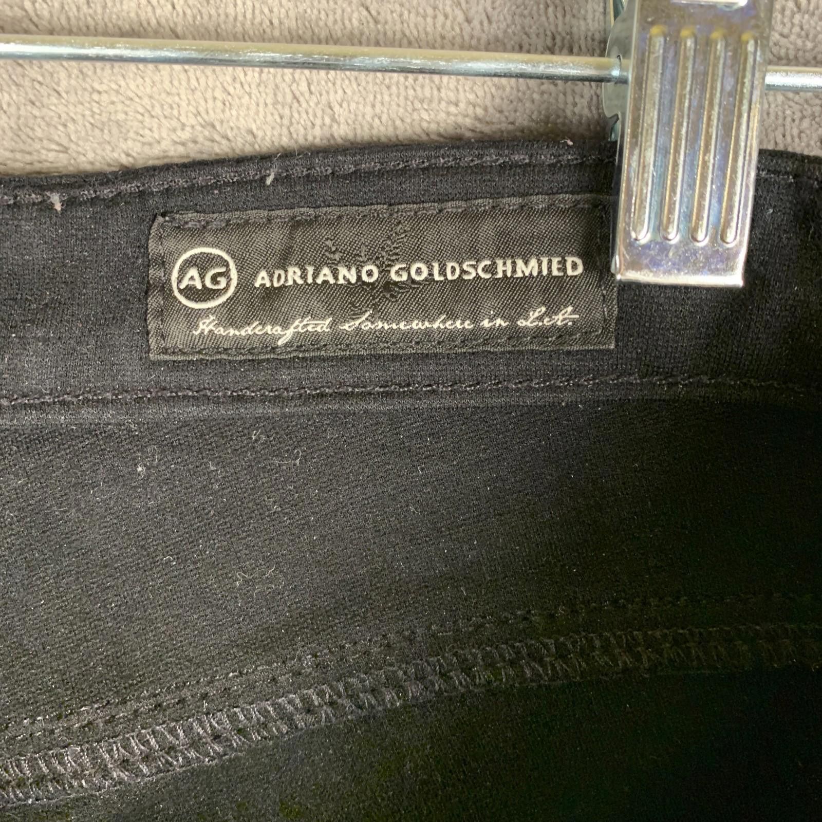 AG Adriano Goldschmied AG Womens Black The Legging Super Skinny Fit Jean (375) Size 30" / US 8 / IT 44 - 11 Thumbnail