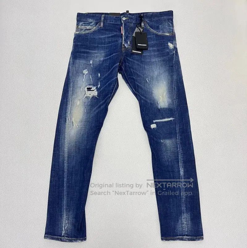 Dsquared2 DSQUARED2 Men's Casual Distressed Denim Pants . Size US 34 / EU 50 - 1 Thumbnail