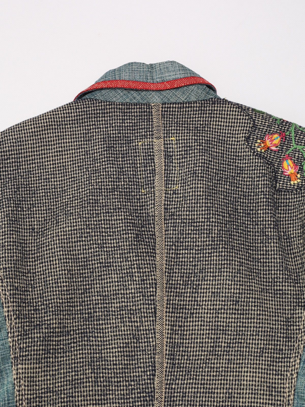 Marithe + Francois Girbaud Marithe Francois Girbaud Wool Cotton Printed Blazer Jacket Size M / US 6-8 / IT 42-44 - 13 Thumbnail