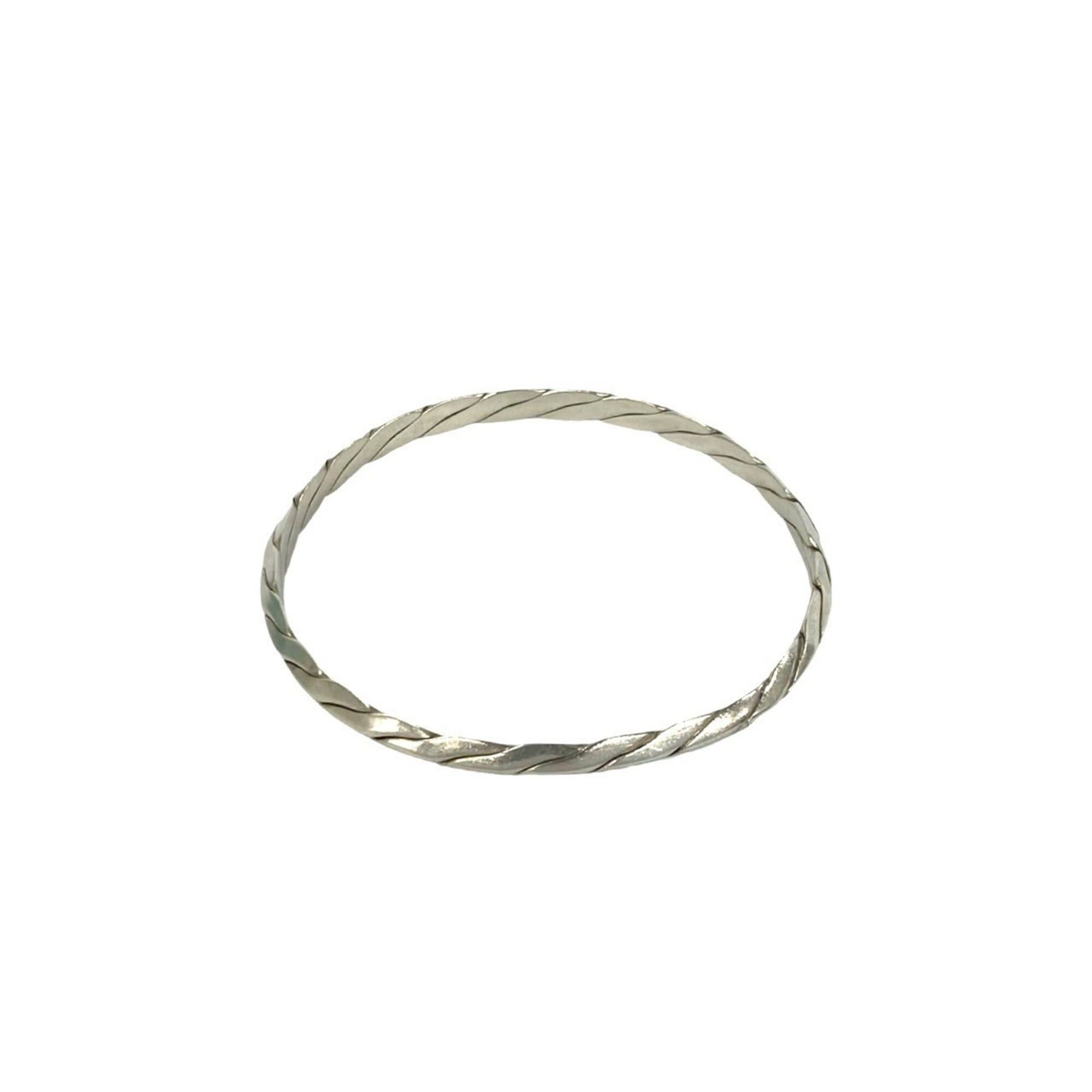 Tiffany & Co. TIFFANY&Co. Tiffany Knife Edge Twist Bangle, Sterling Silver 925 Bracelet, Accessory, 31215 Size ONE SIZE - 1 Thumbnail