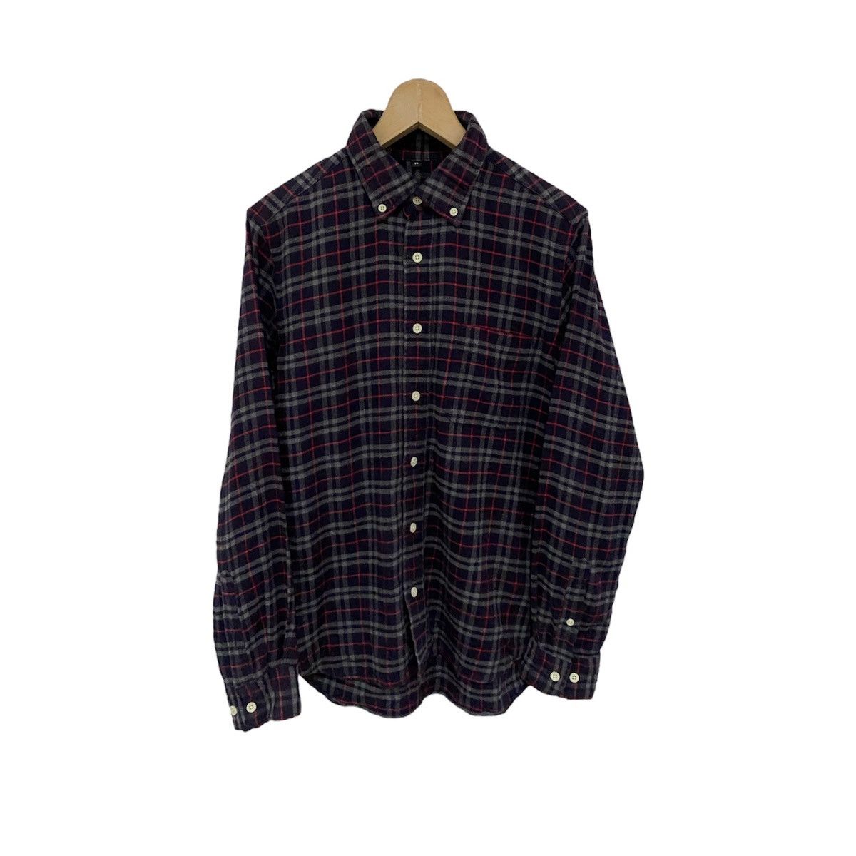Japanese Brand × Vintage Japanese Brand Plaid Tartan Flannel Shirt Size US M / EU 48-50 / 2 - 1 Thumbnail