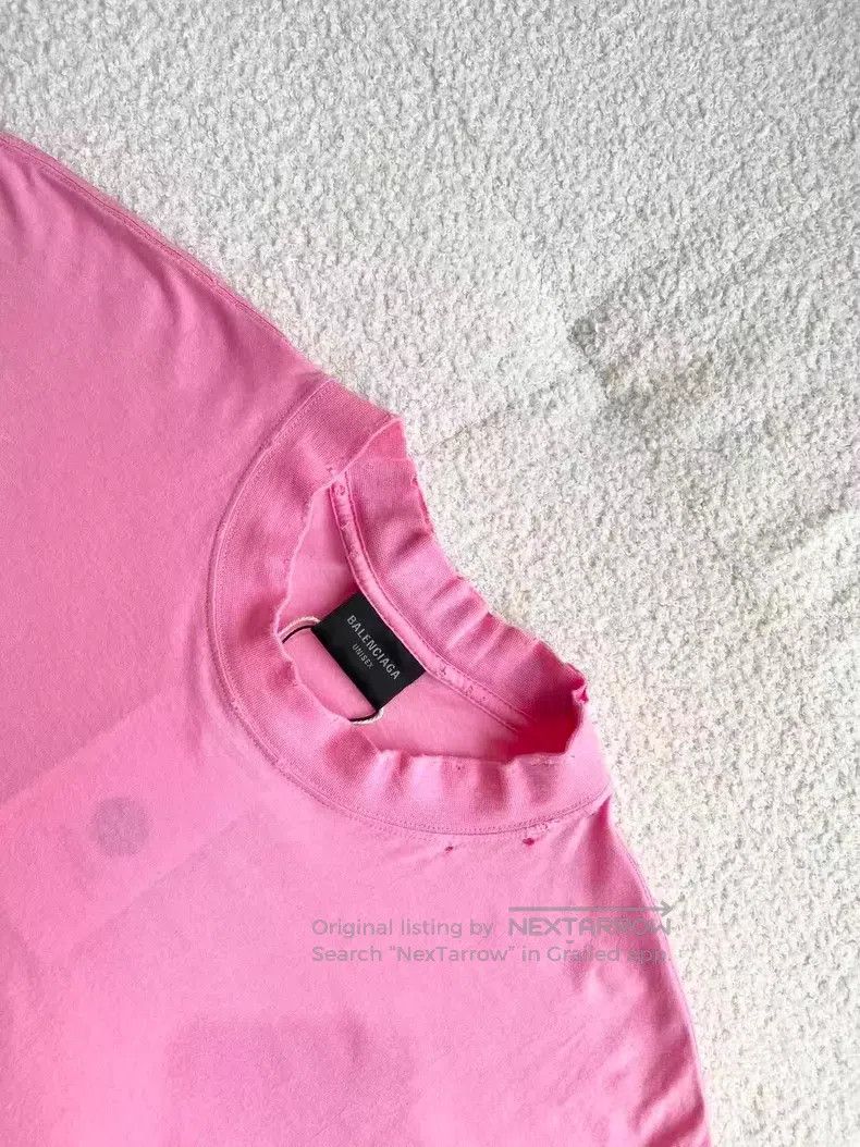 Balenciaga Balenciaga Pink Short Sleeve Size US S / EU 44-46 / 1 - 3 Thumbnail