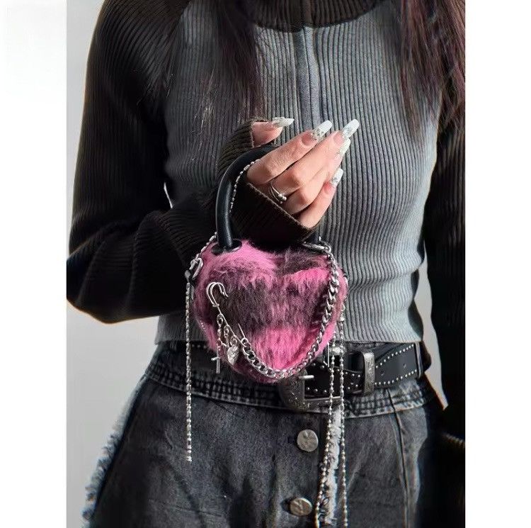 Other Y2K Harajuku Gothic Plaid Mini Crossbody Bag Women’s Size ONE SIZE - 1 Thumbnail