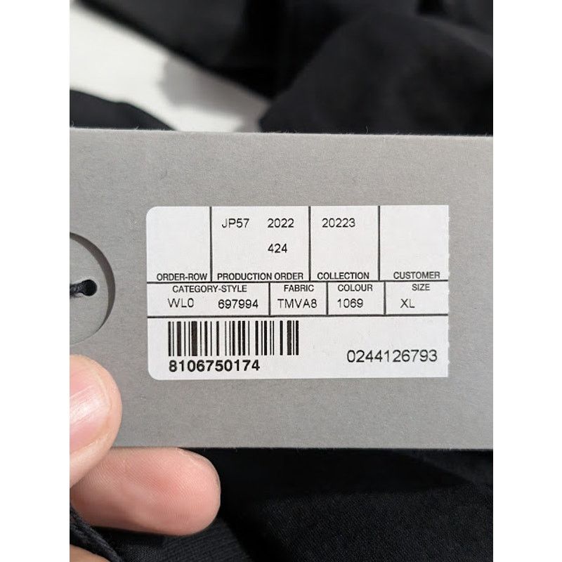 Balenciaga o1rshd1 3b Sport Embro Transp Polo Shirt in Black Size US XL / EU 56 / 4 - 20 Thumbnail