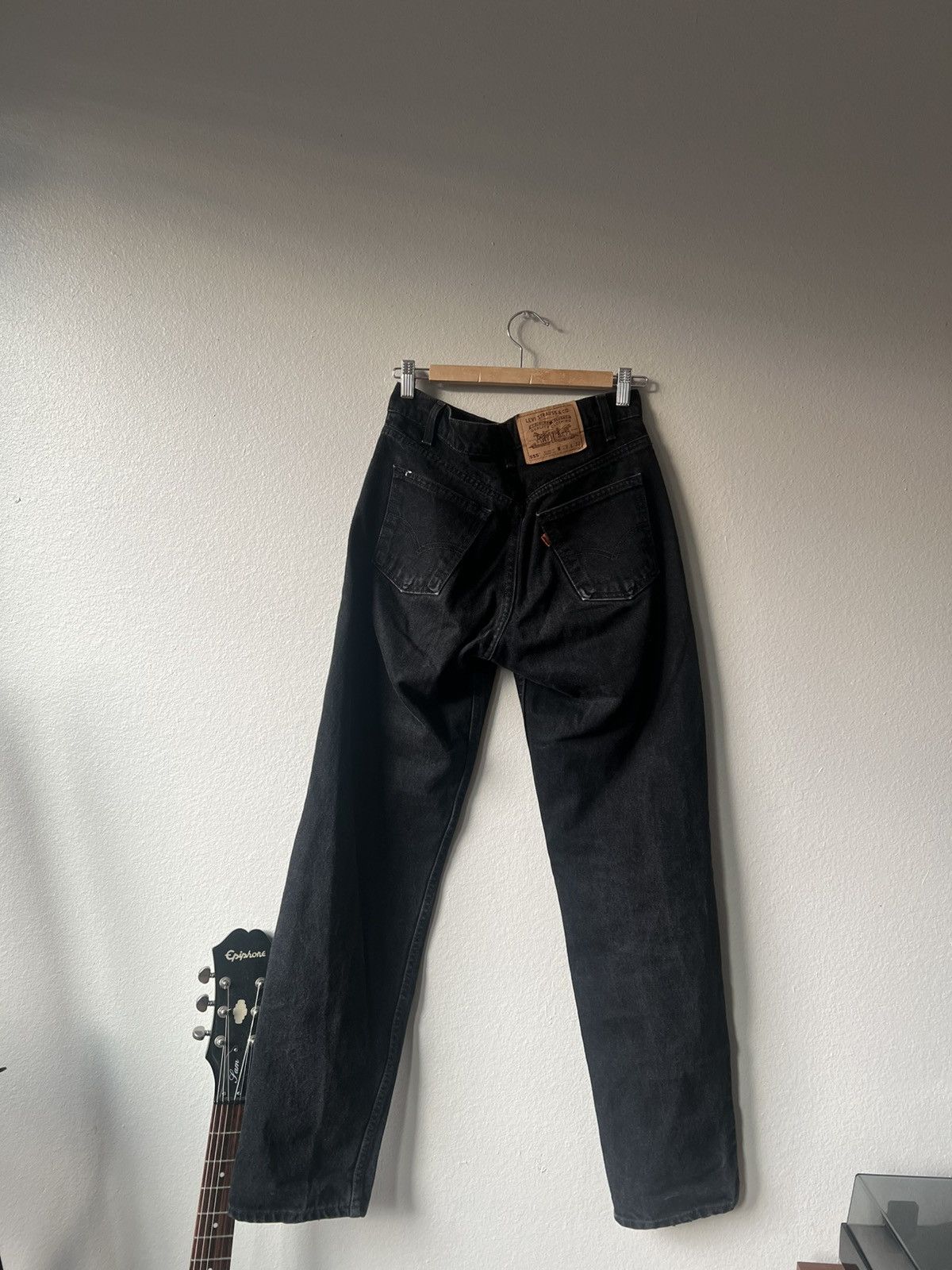 Levi's × Levi's Vintage Clothing Orange Tab Black Denim Levi's Size 29" - 2 Thumbnail