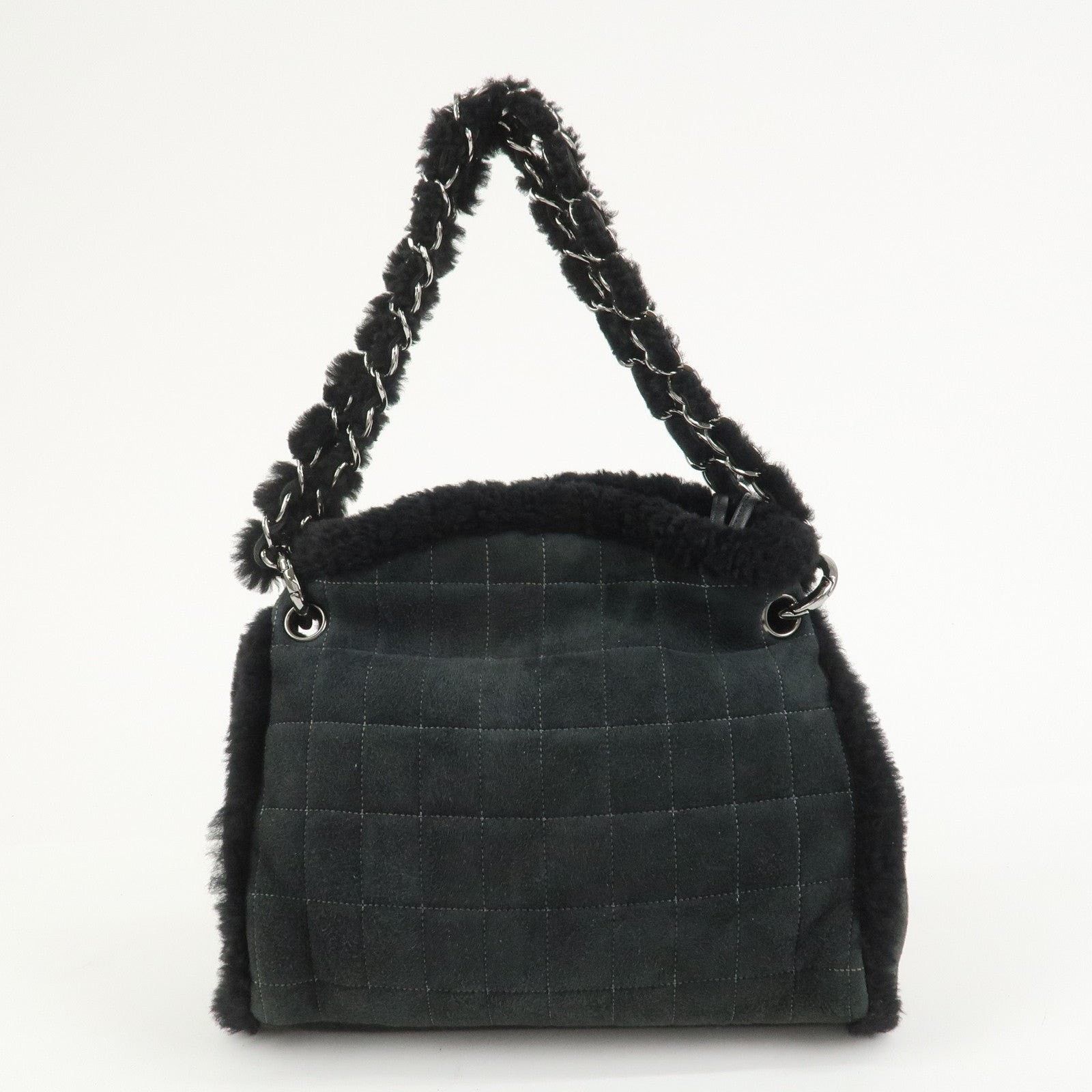Chanel Chanel Mouton Leather Shoulder Bag Black Size ONE SIZE - 2 Thumbnail