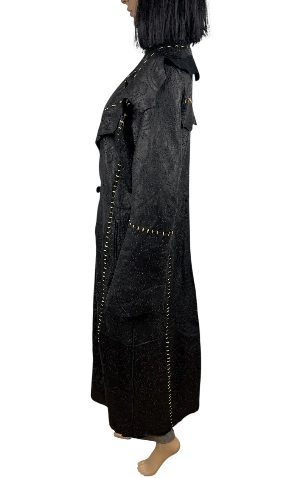 Other Gian Mori Genuine Leather Trench Coat Structured size XL Size XL / US 12-14 / IT 48-50 - 10 Thumbnail