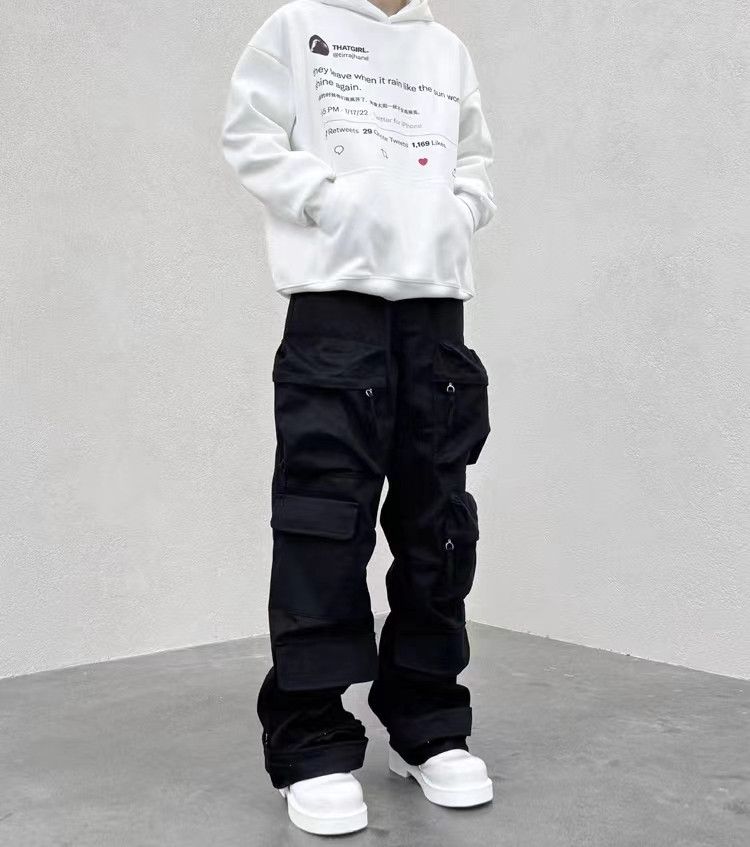 Japanese Brand × Vintage Multi pocket utility grunge baggy cargo pants Size US 34 / EU 50 - 2 Thumbnail