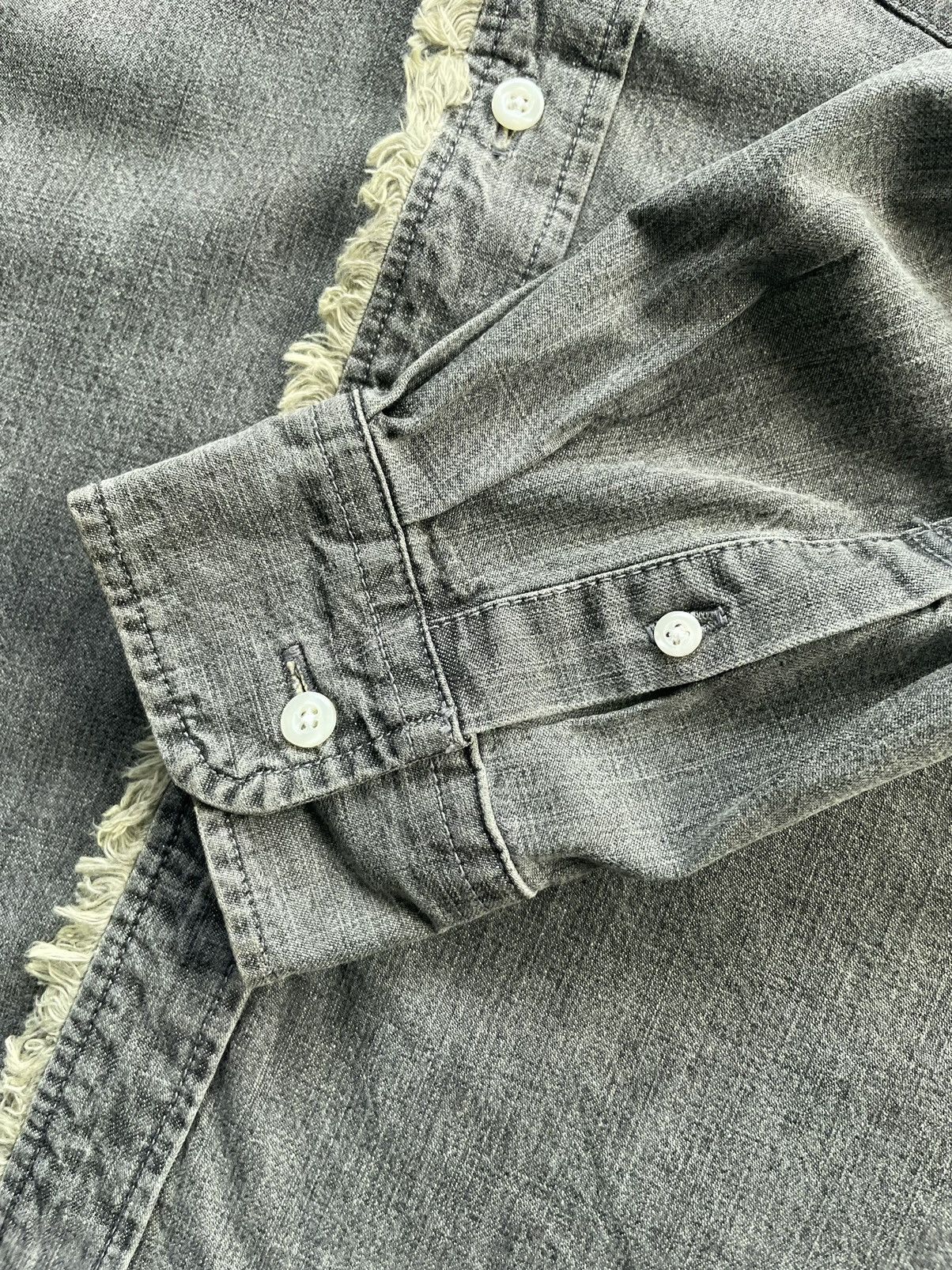Japanese Brand Japanese Lateral Vibration Western Denim Shirt Size US M / EU 48-50 / 2 - 12 Thumbnail