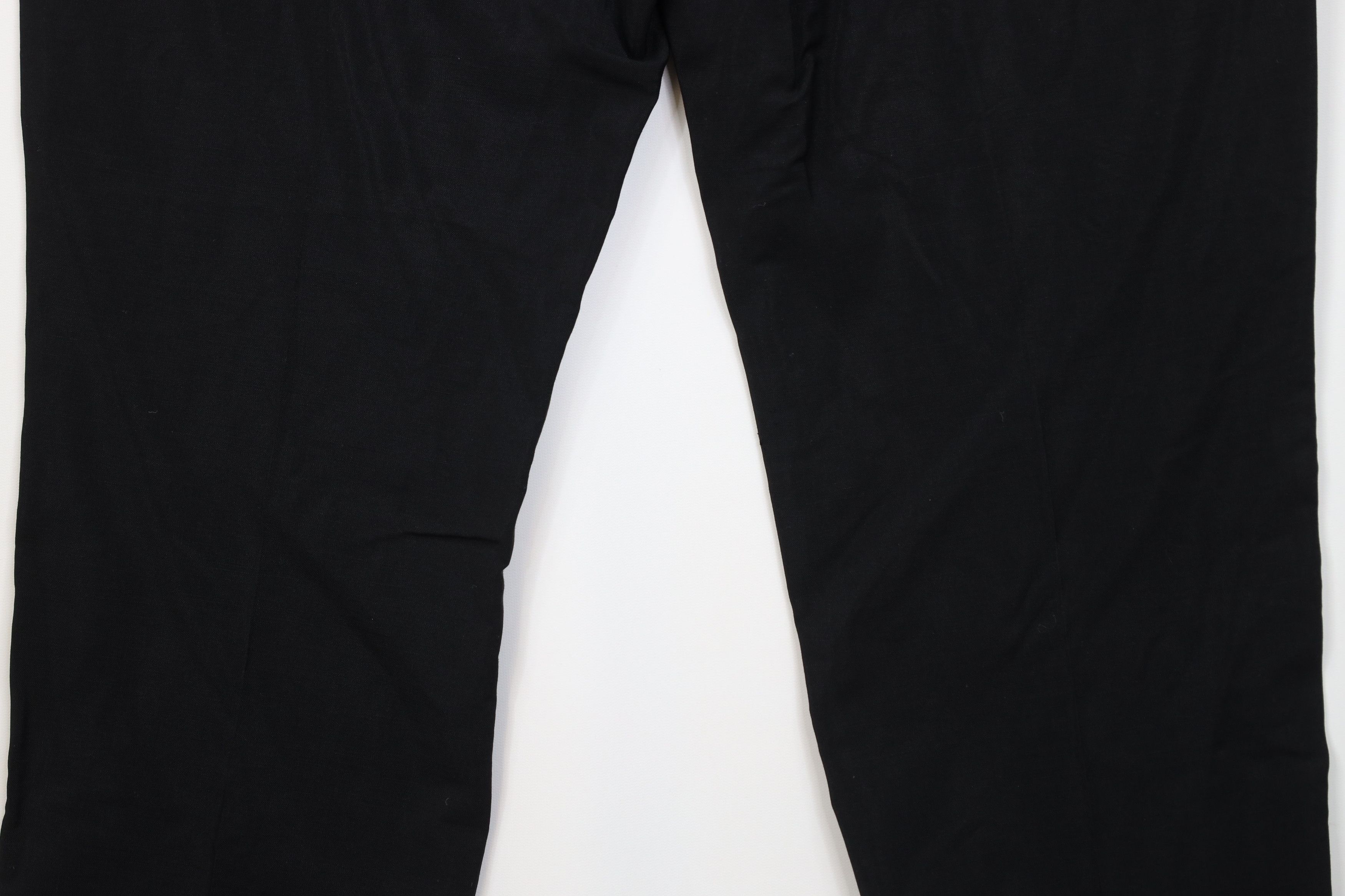 Vintage Vintage 50s Rockabilly Gabardine Knit Chino Pants Black USA Size US 42 / EU 58 - 10 Thumbnail
