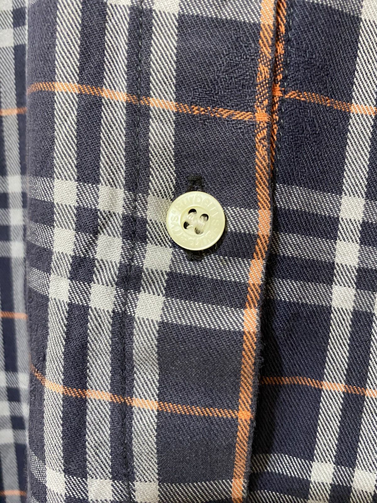 Burberry Vintage Burberrys Nova Check Button Shirt Size L / US 10 / IT 46 - 6 Thumbnail