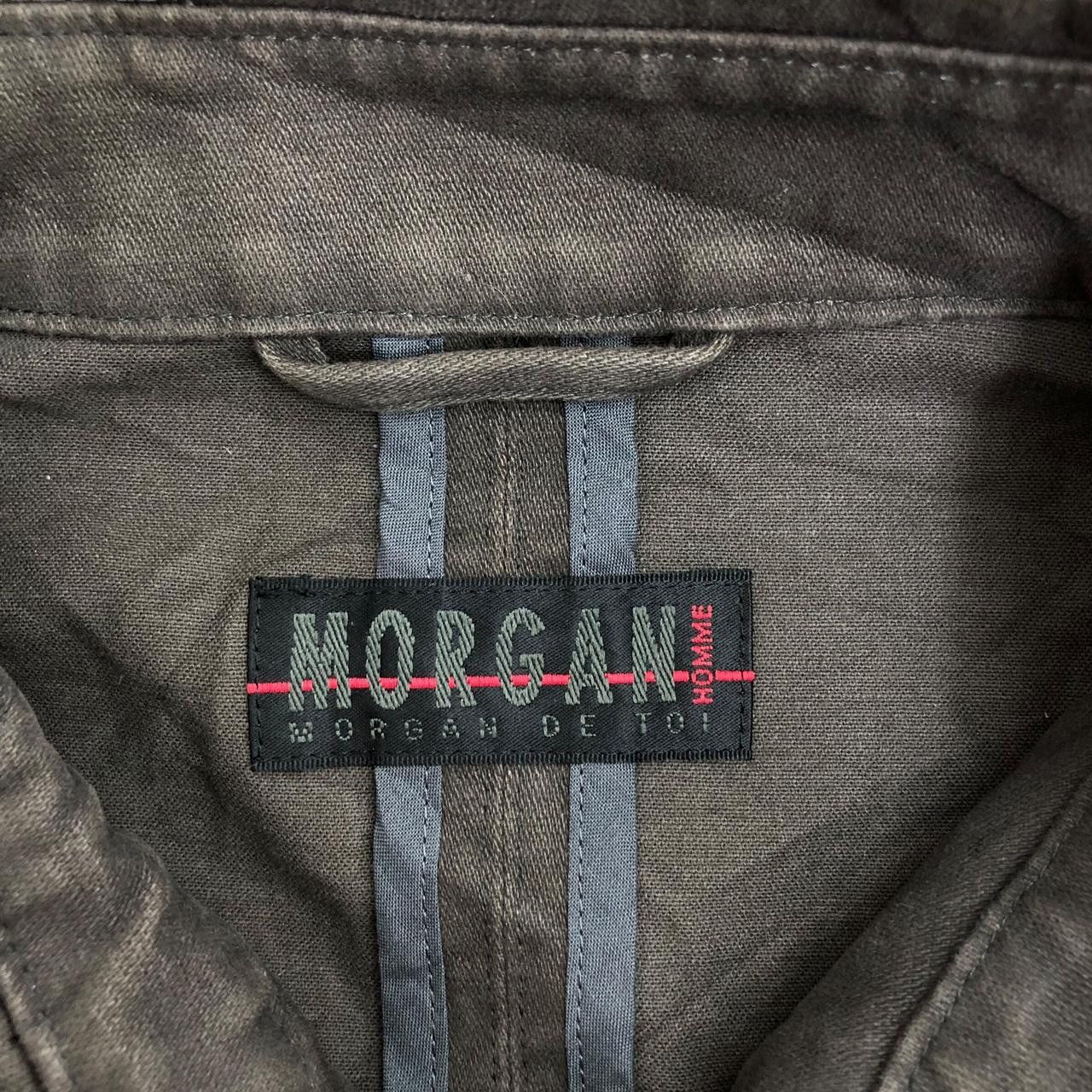 Morgan Homme Vintage MORGAN HOMME DE TOI Collection Denim Parka Jacket Size US S / EU 44-46 / 1 - 5 Thumbnail