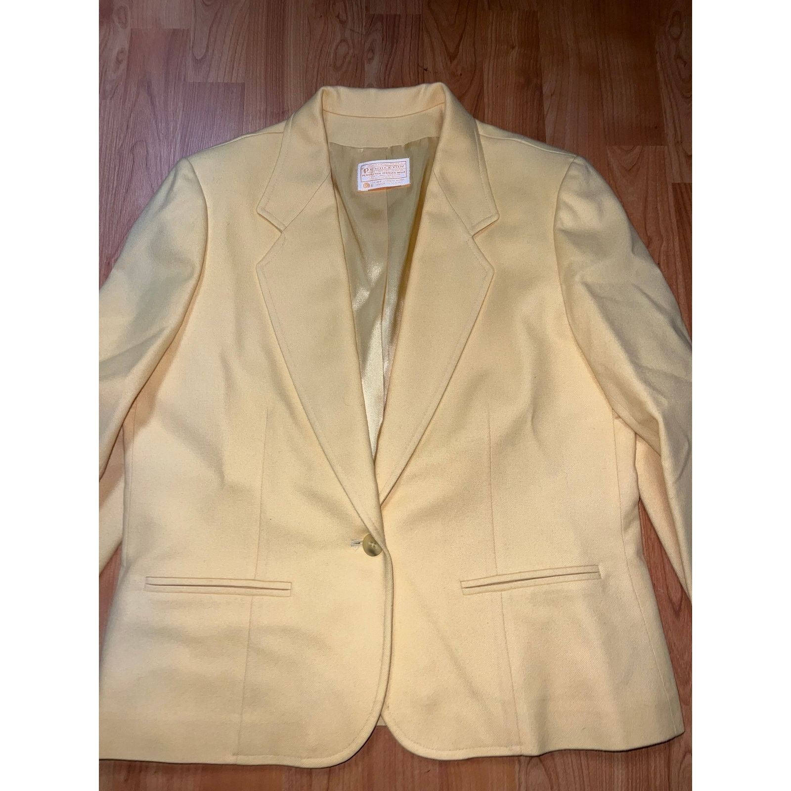 Pendleton Vintage Pendleton Skirt Suit Yellow Womens 14 Woolen Mills Size 32" / US 10 / IT 46 - 3 Thumbnail