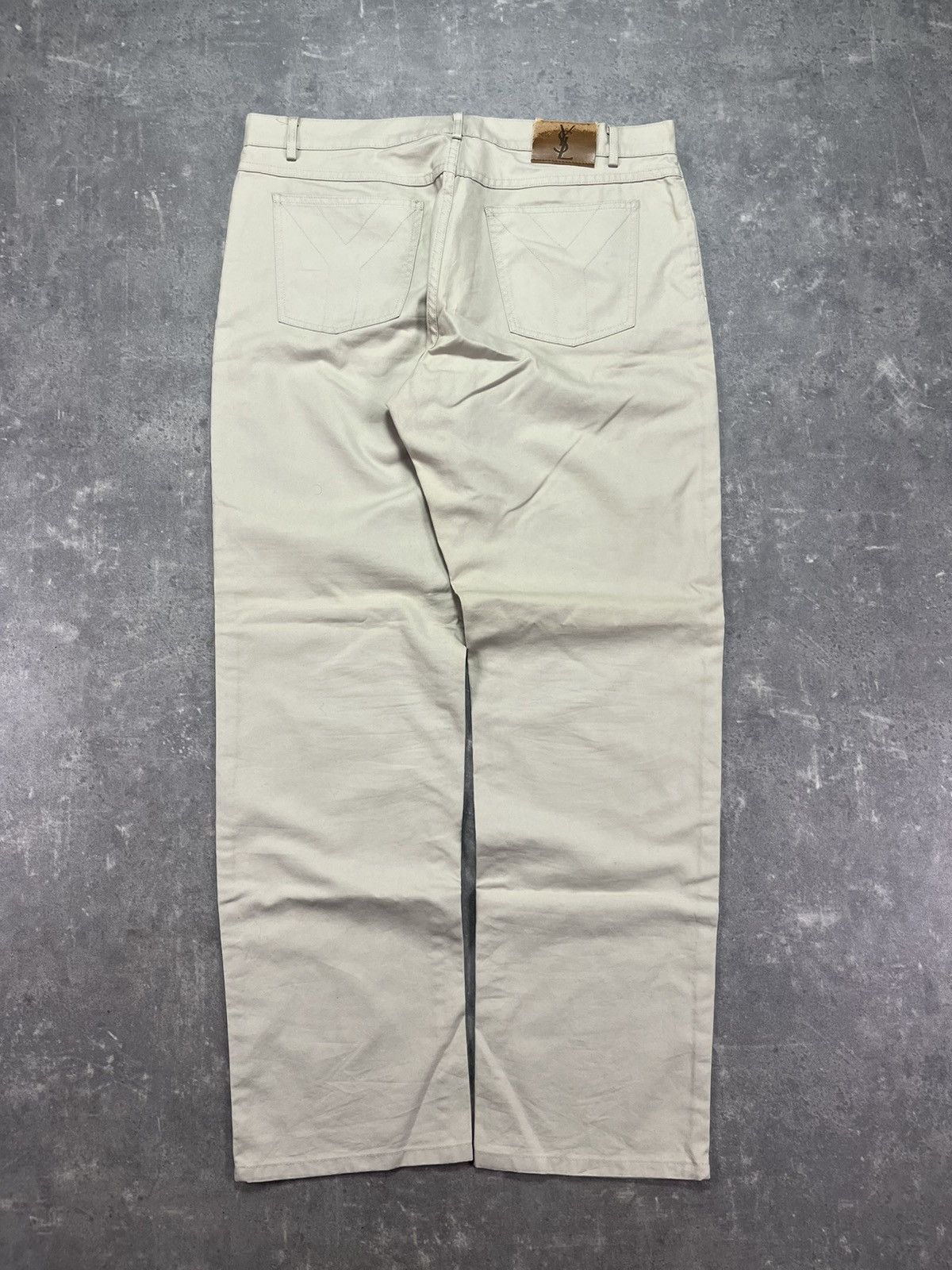 Yves Saint Laurent Yves Saint Laurent Y Pocket Logo Pants 36 YSL Size US 36 / EU 52 - 1 Thumbnail