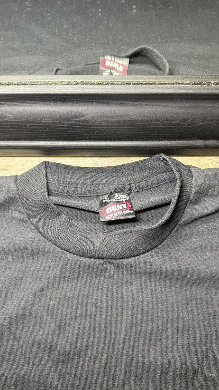 Fruit Of The Loom Vintage 1990s Screen Stars Blank Single Stitch Shirt Size US L / EU 52-54 / 3 - 3 Thumbnail