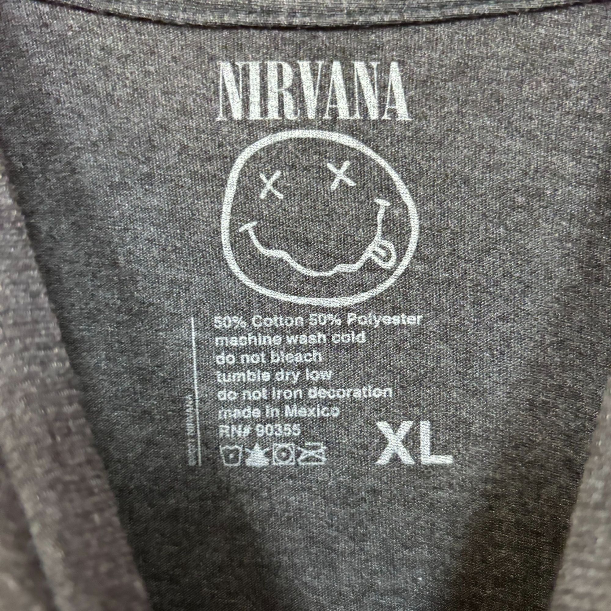 Nirvana Nirvana Nevermind Dead Eyes Colorburst Smiley Grunge Tee XL Size US XL / EU 56 / 4 - 4 Thumbnail
