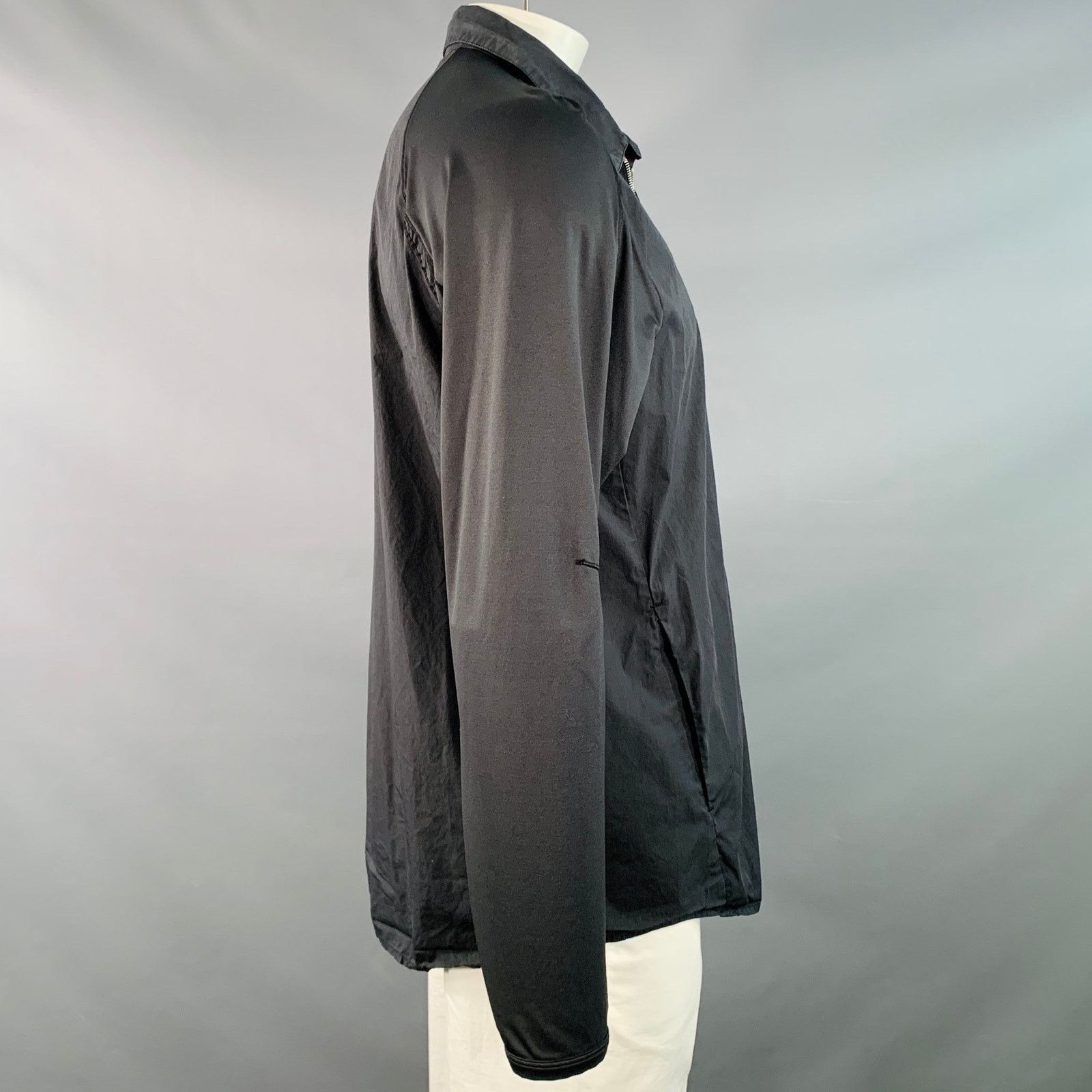 Stone Island STONE ISLAND SHADOW PROJECT Black Cotton Blend Zip Up Jacket Size US XL / EU 56 / 4 - 2 Thumbnail