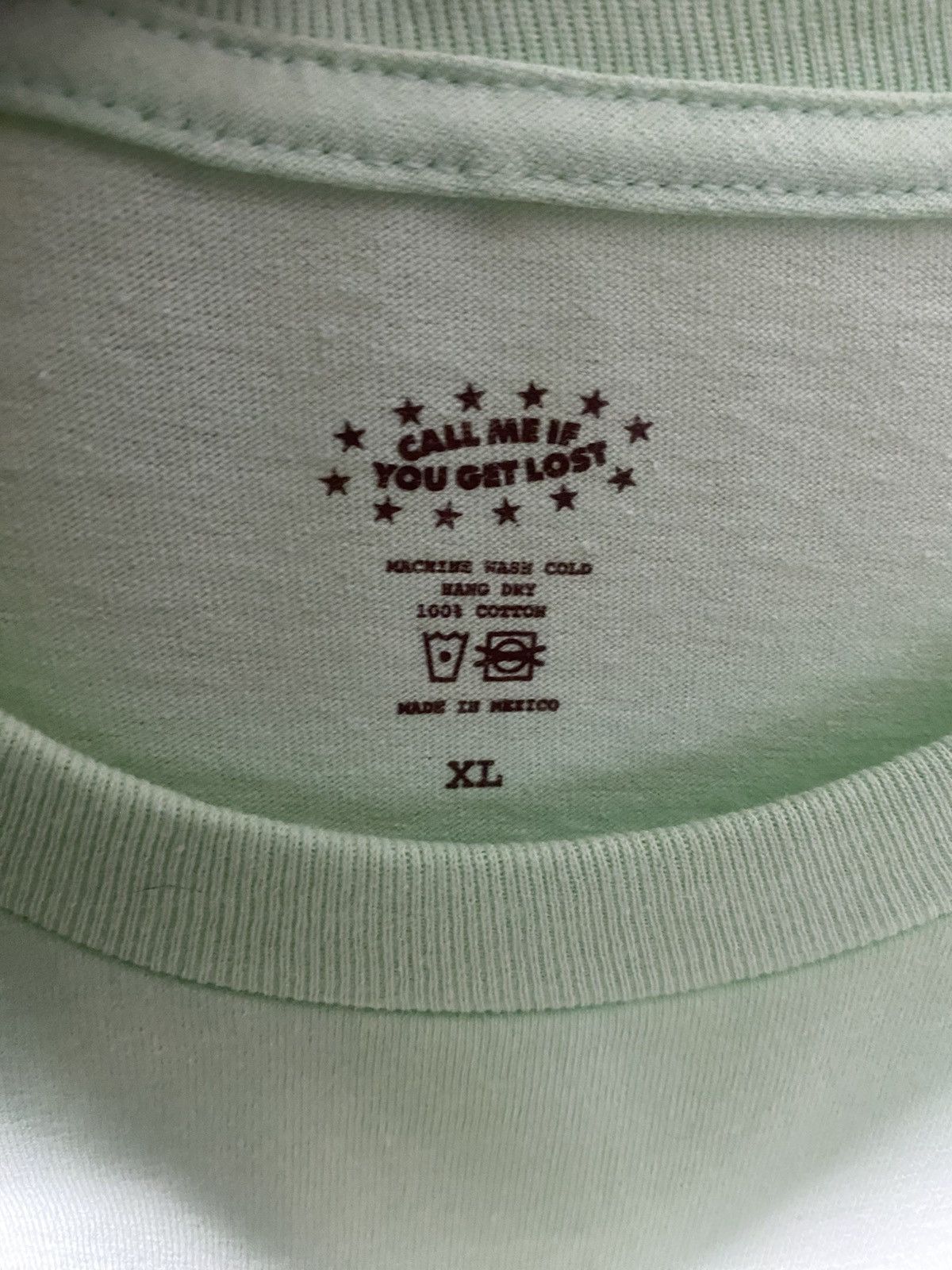 Golf Wang × Golf le Fleur × Tyler The Creator Mint Green Call Me If You Get Lost Shirt Size US XL / EU 56 / 4 - 3 Thumbnail