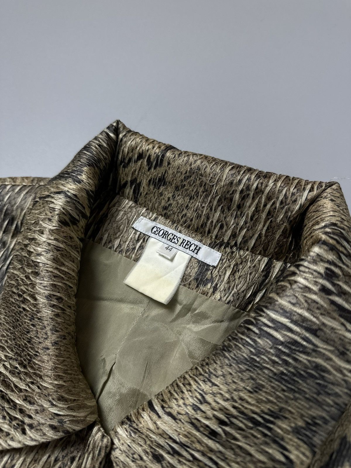 Other Georges rech Snake style blazer jaket VTG Size M / US 6-8 / IT 42-44 - 3 Thumbnail